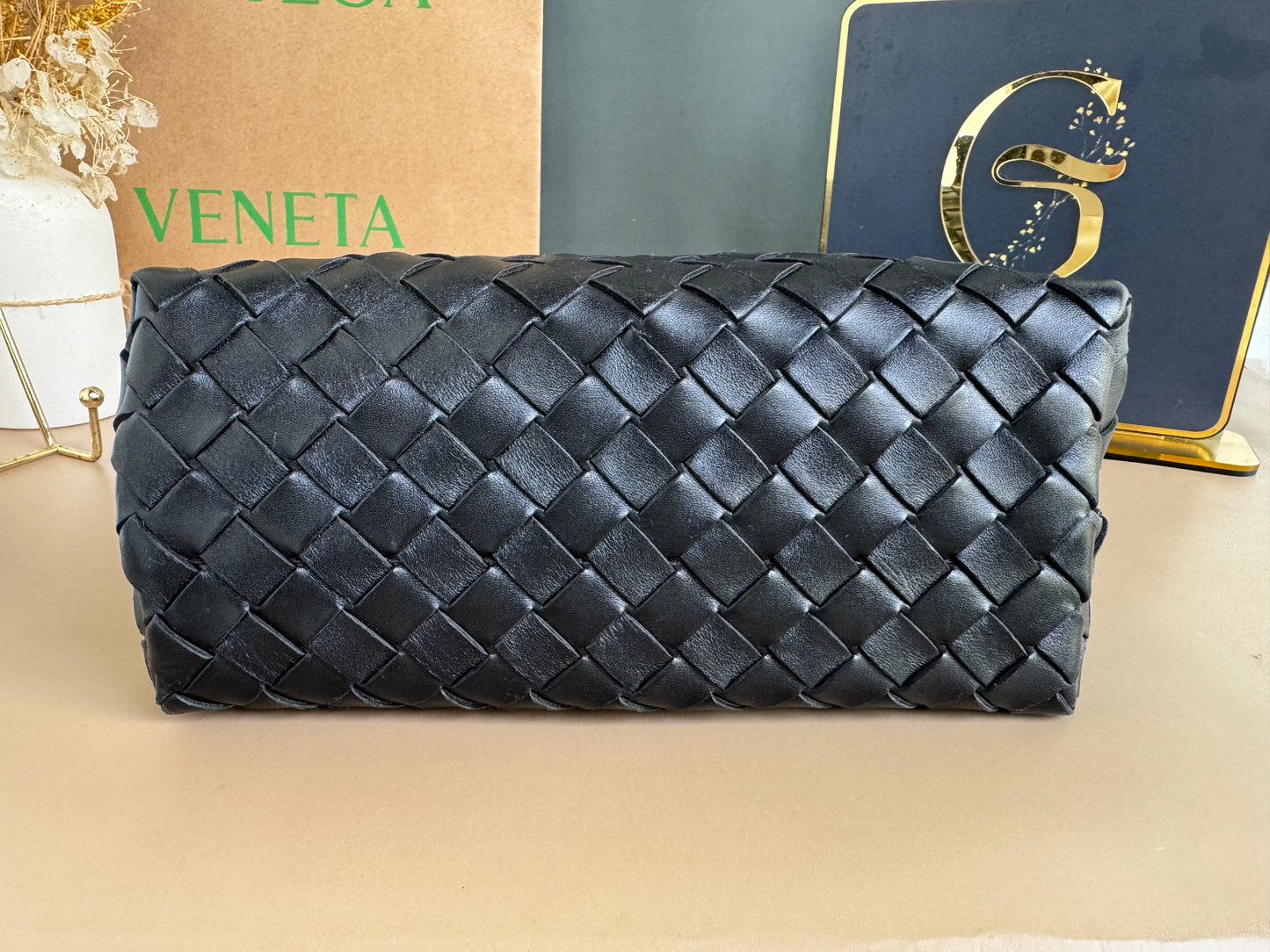 BOTTEGA VENETA ANDIAMO BLACK SMALL