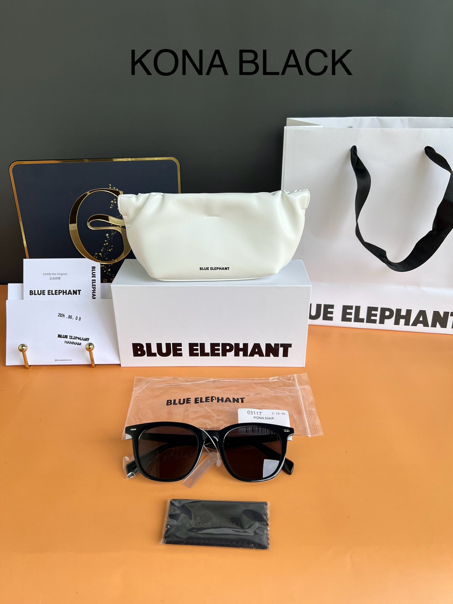 BLUE ELEPHANT SUNGLASSES KONA BLACK