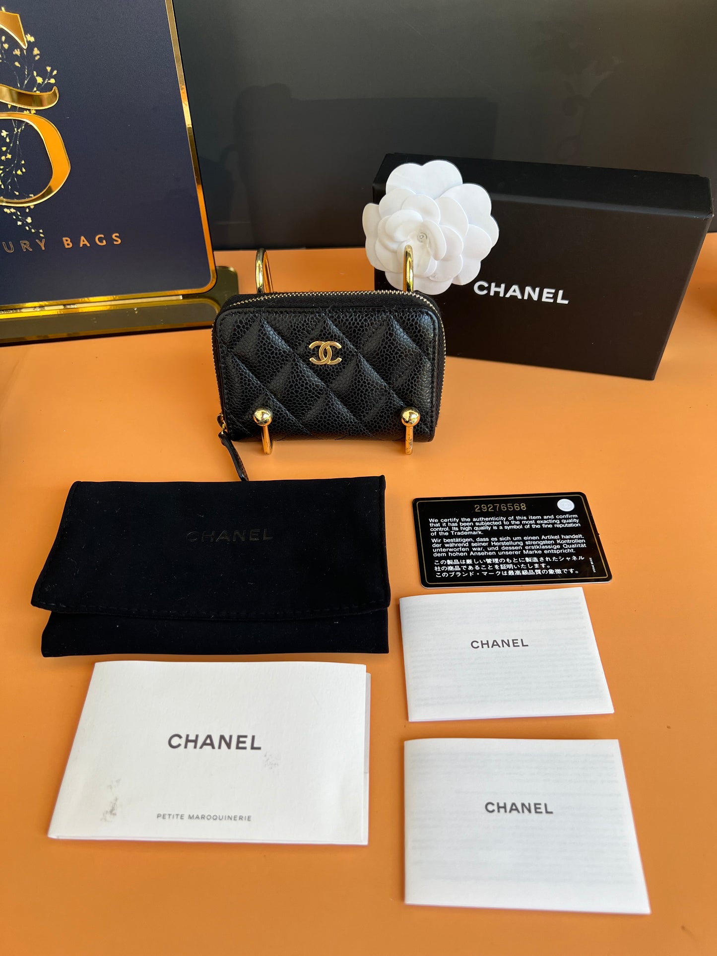 CHANEL ZIPPY CARD HOLDER