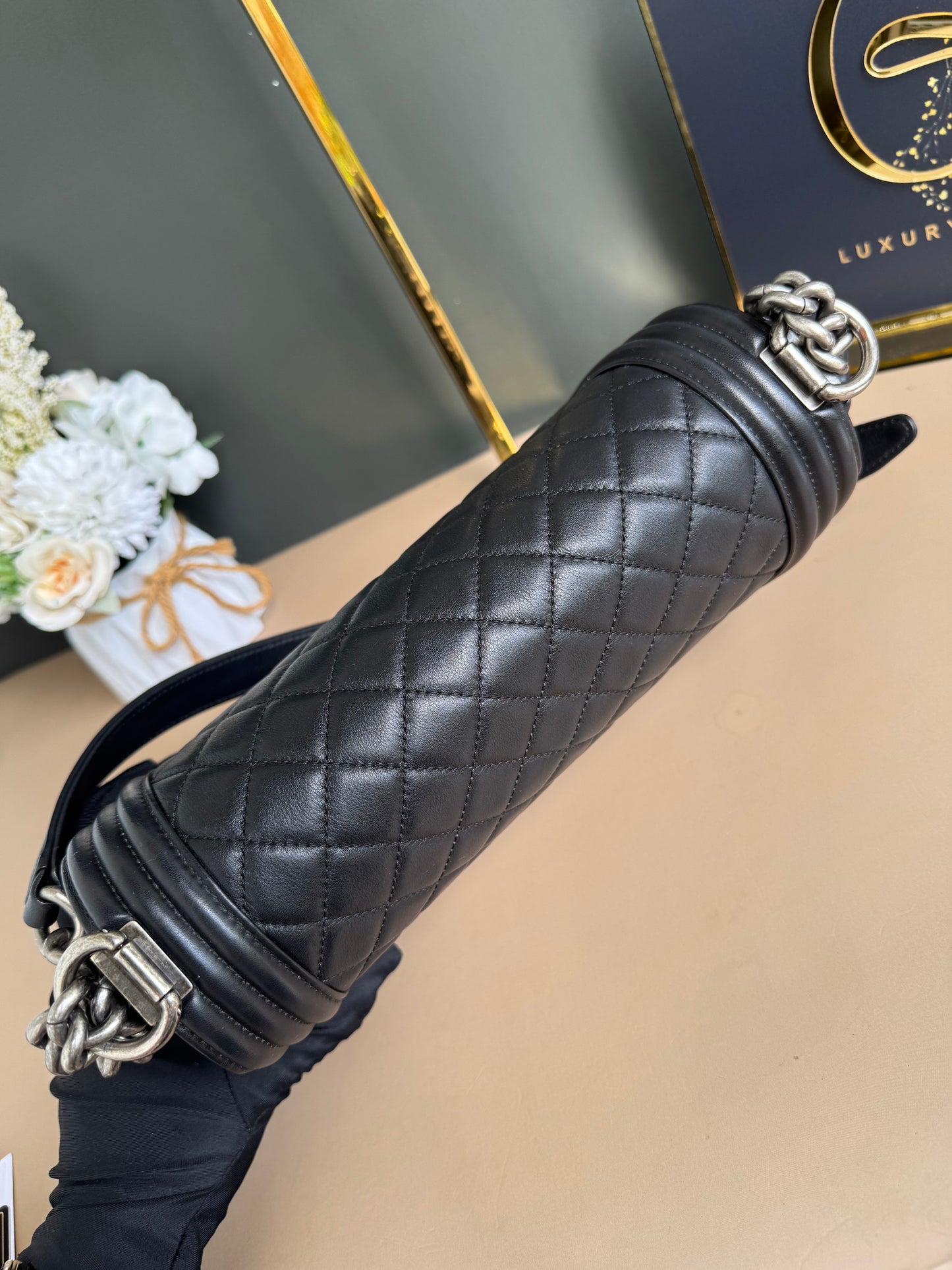 CHANEL LE BOY OLD MEDIUM