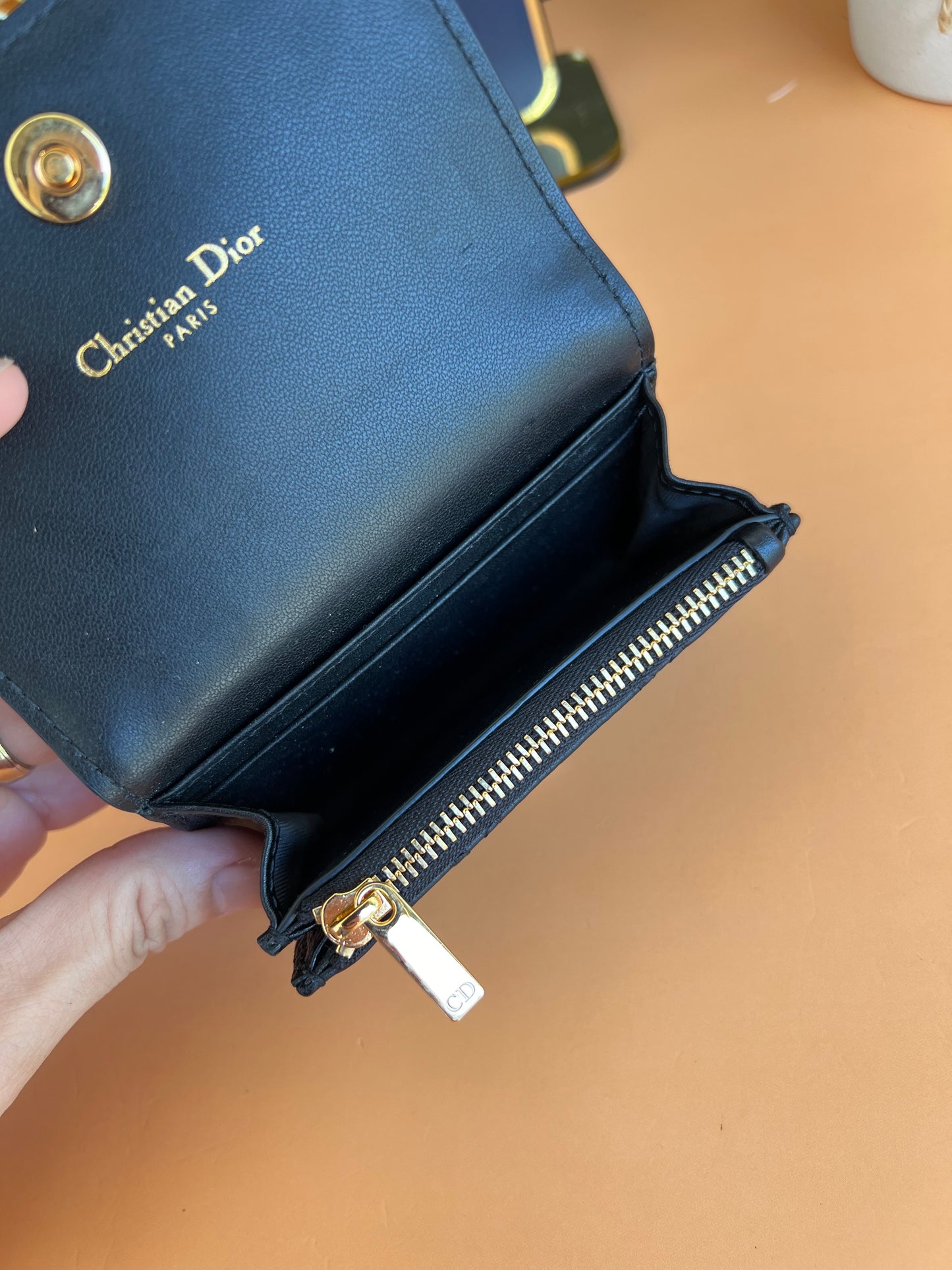 CHRISTIAN DIOR COMPACT WALLET