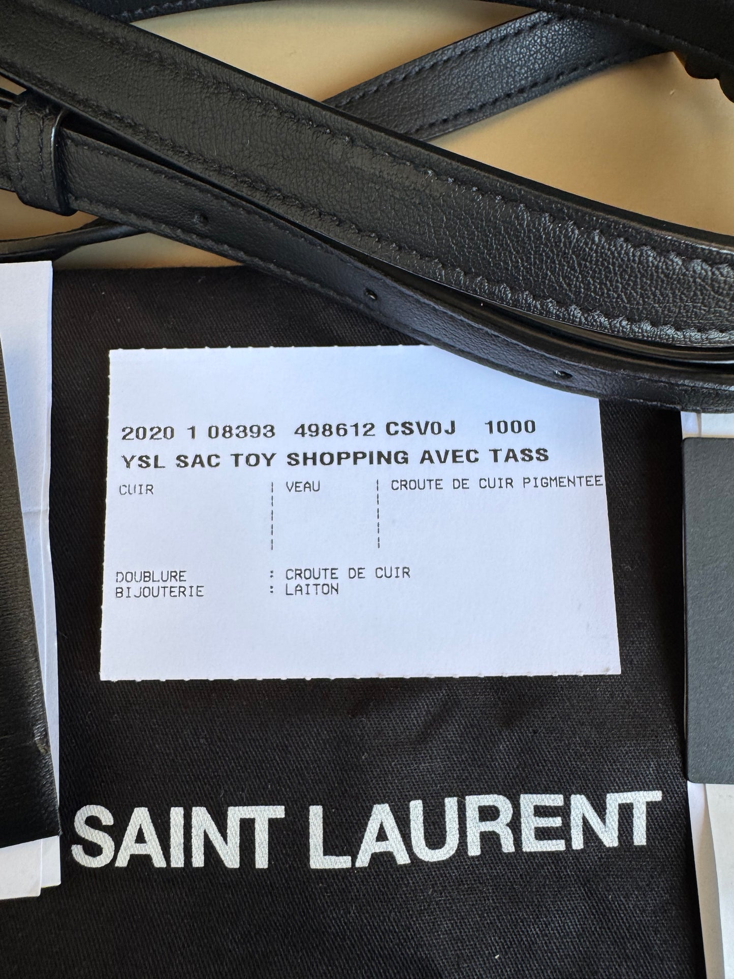YSL VERTICAL TOTE