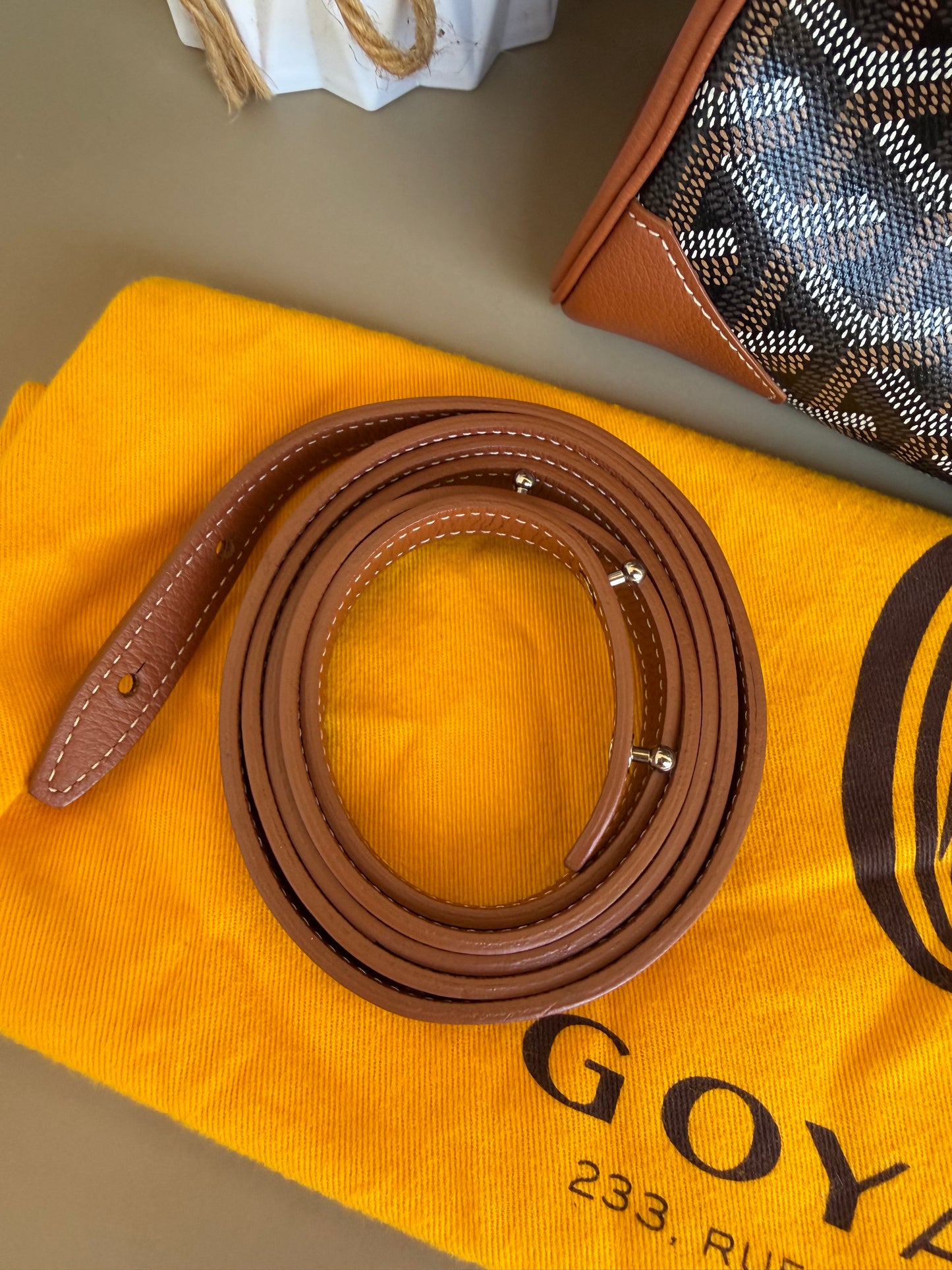 GOYARD MII SAIGON TAN/BLACK