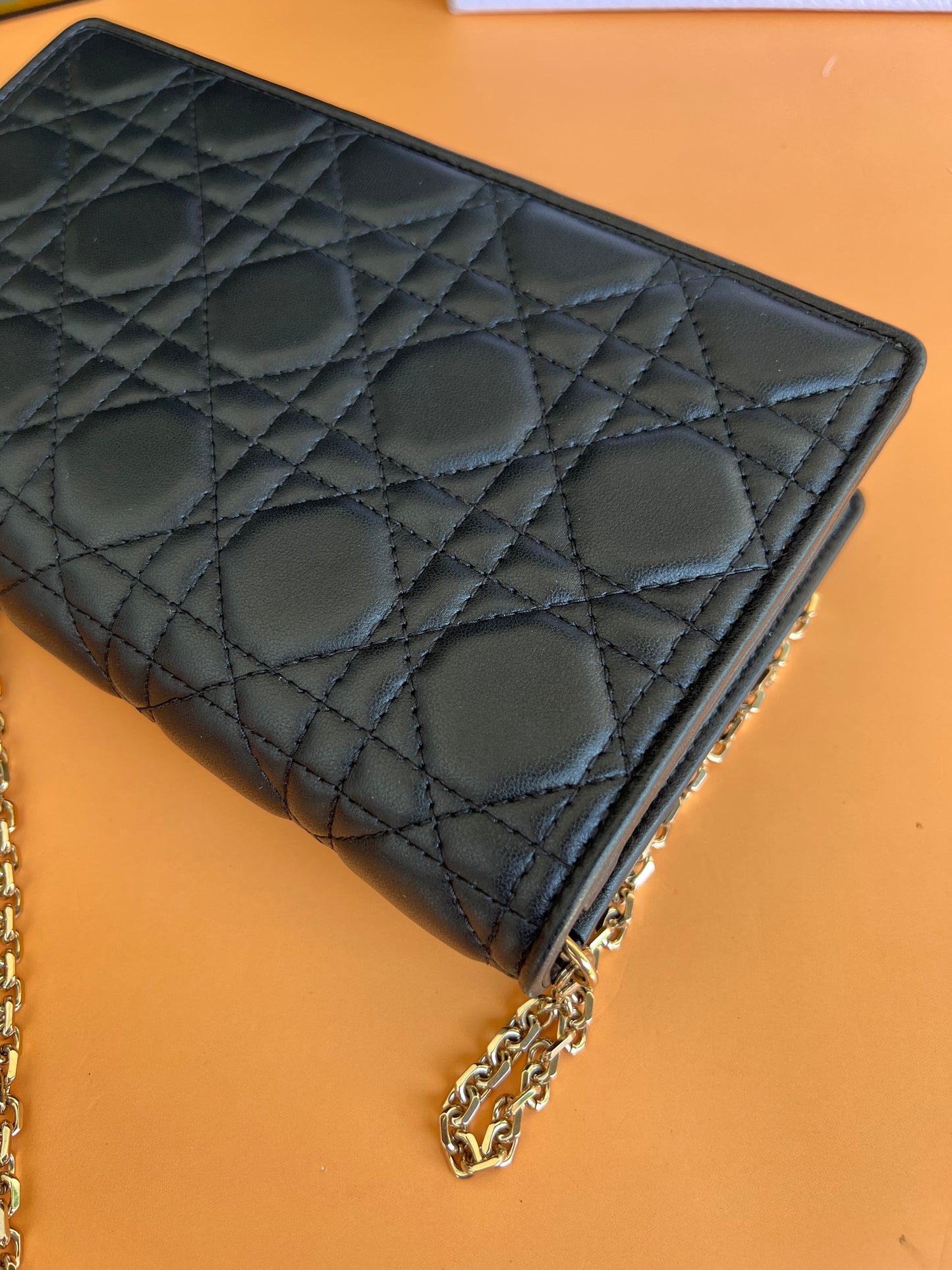 CHRISTIAN DIOR WALLET ON CHAIN