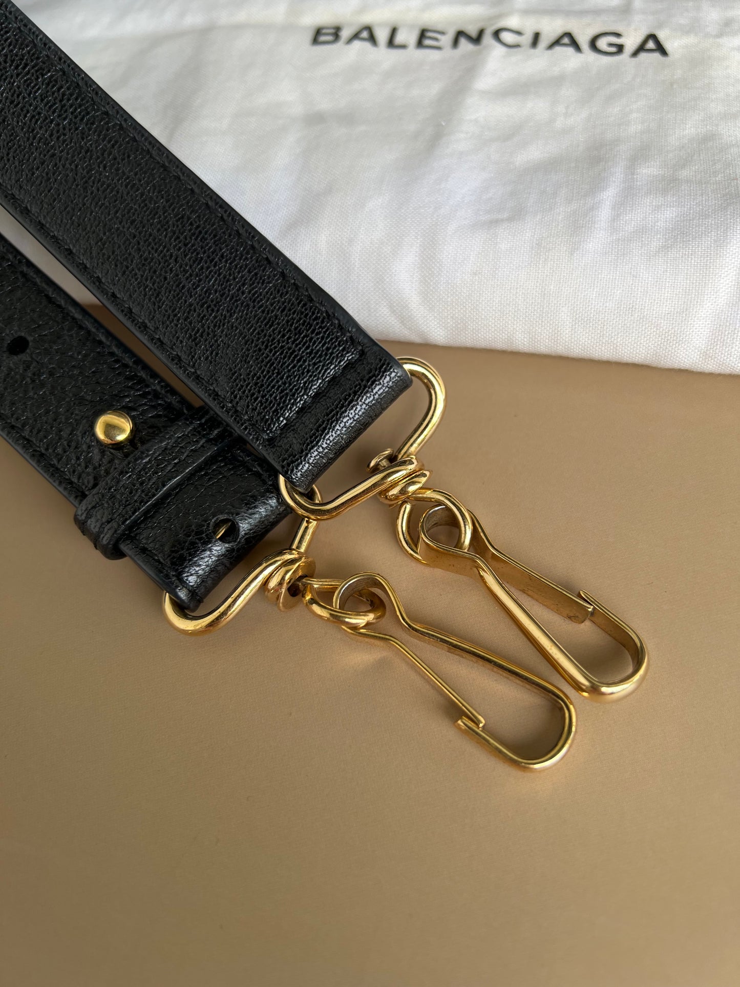 BALENCIAGA SMALL METALLIC EDGE