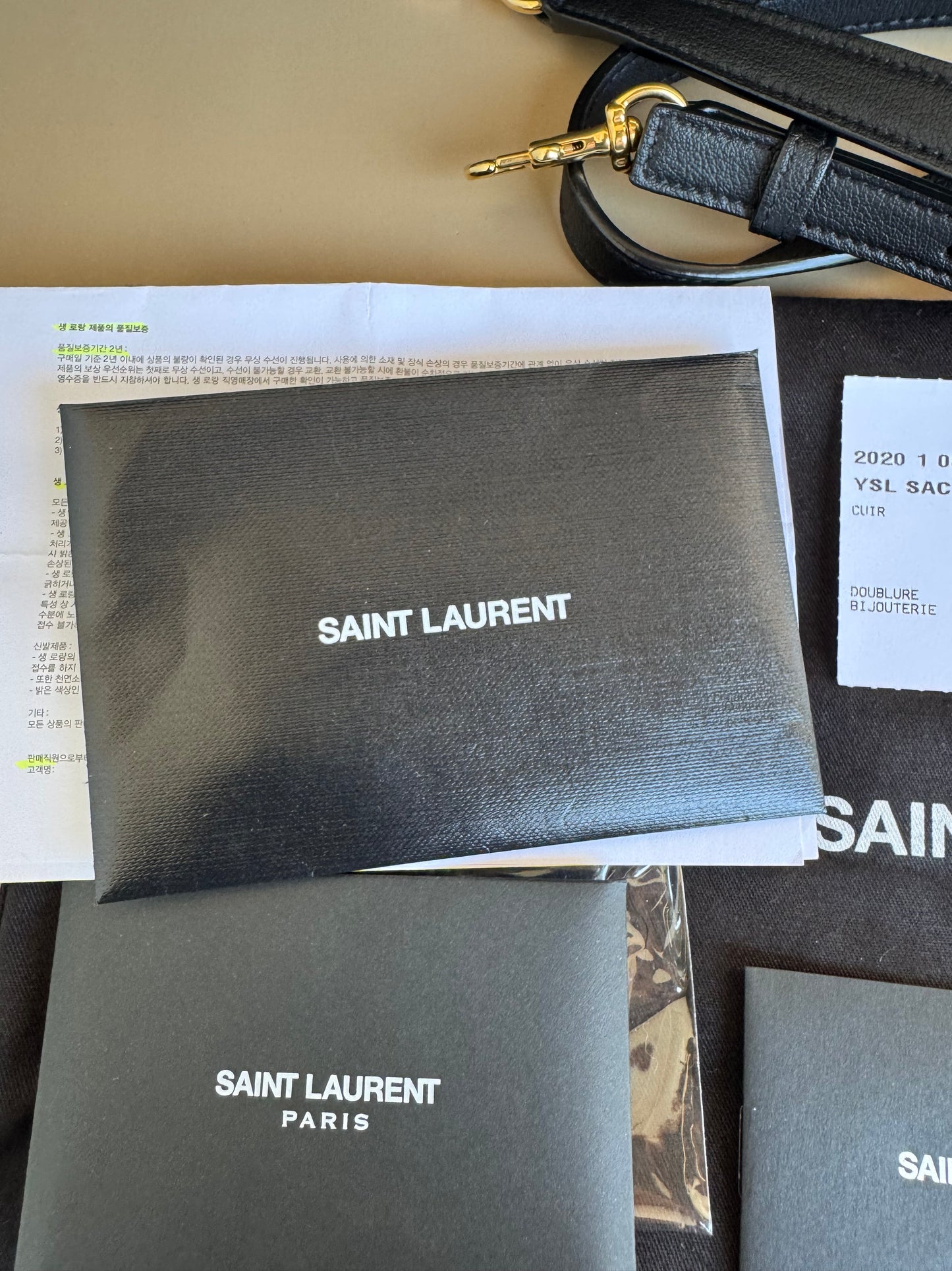 YSL VERTICAL TOTE