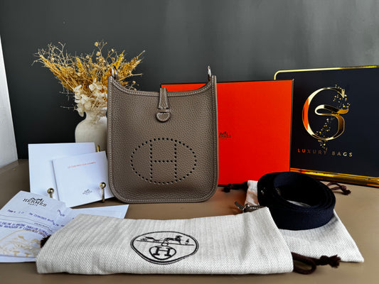 HERMES EVELYN TPM ETOUPE PHW
