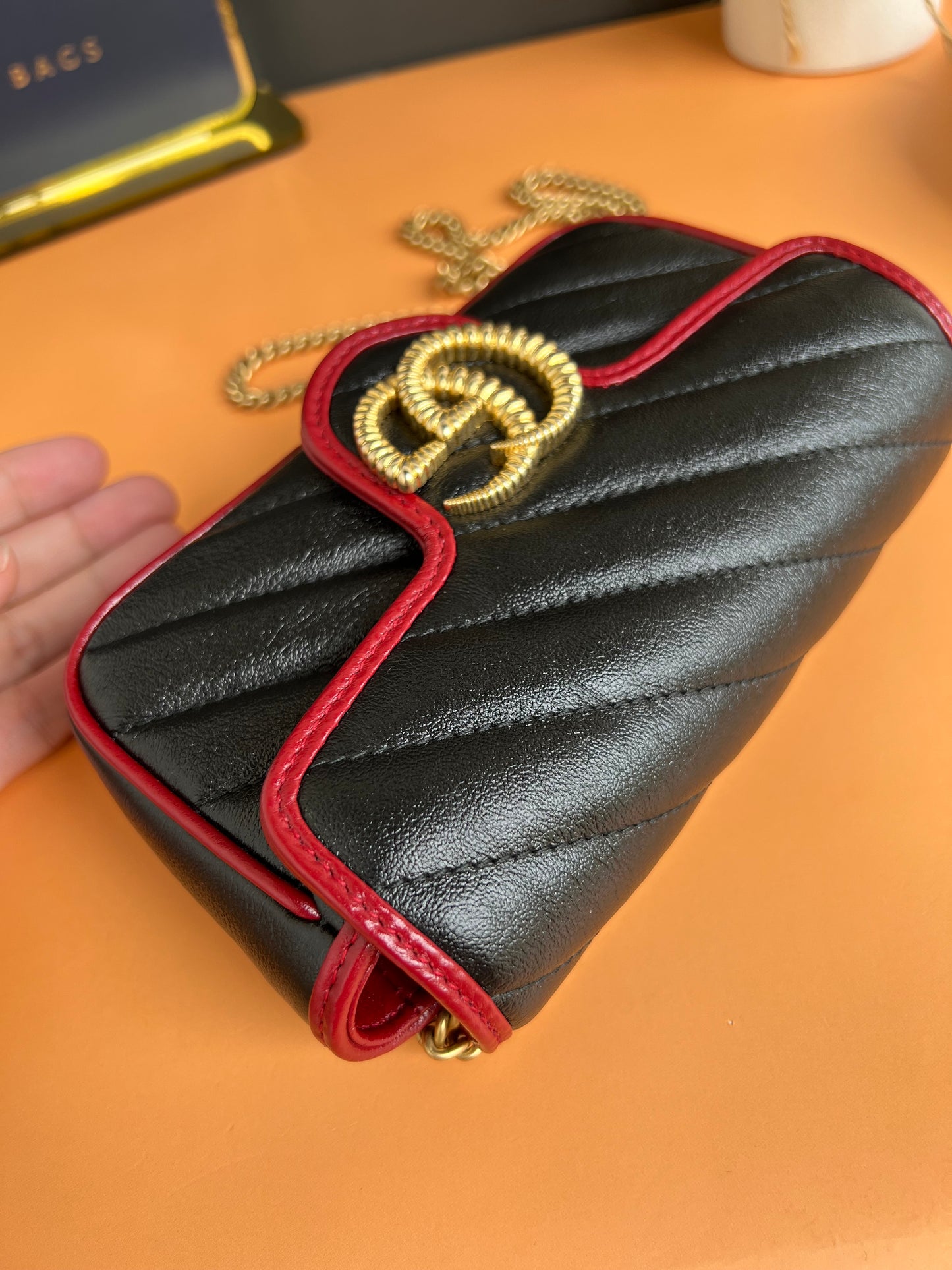 GUCCI MARMONT MINI FLAP