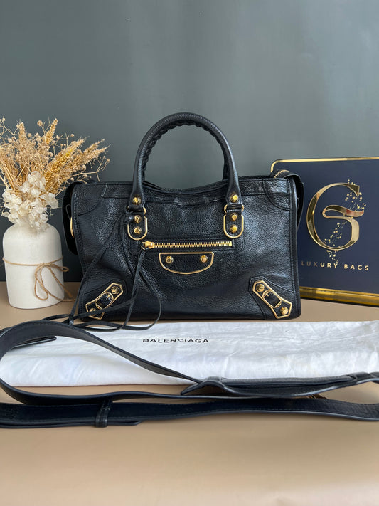 BALENCIAGA SMALL METALLIC EDGE