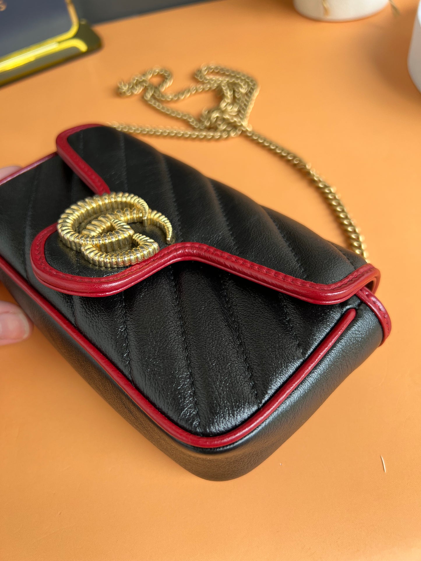 GUCCI MARMONT MINI FLAP