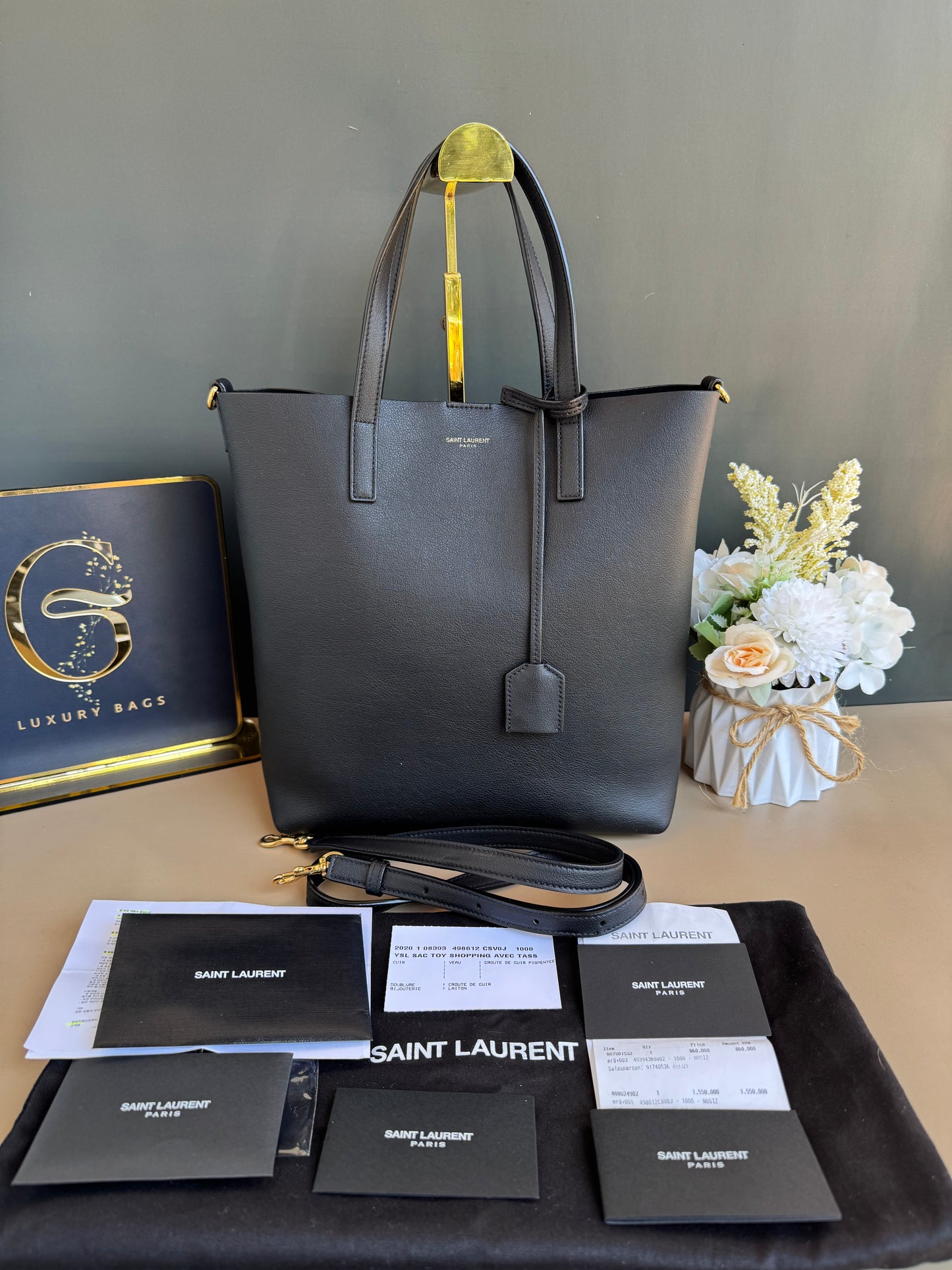 YSL VERTICAL TOTE
