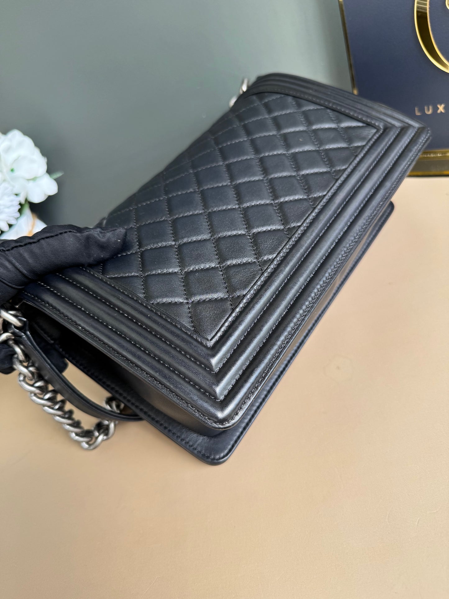 CHANEL LE BOY OLD MEDIUM