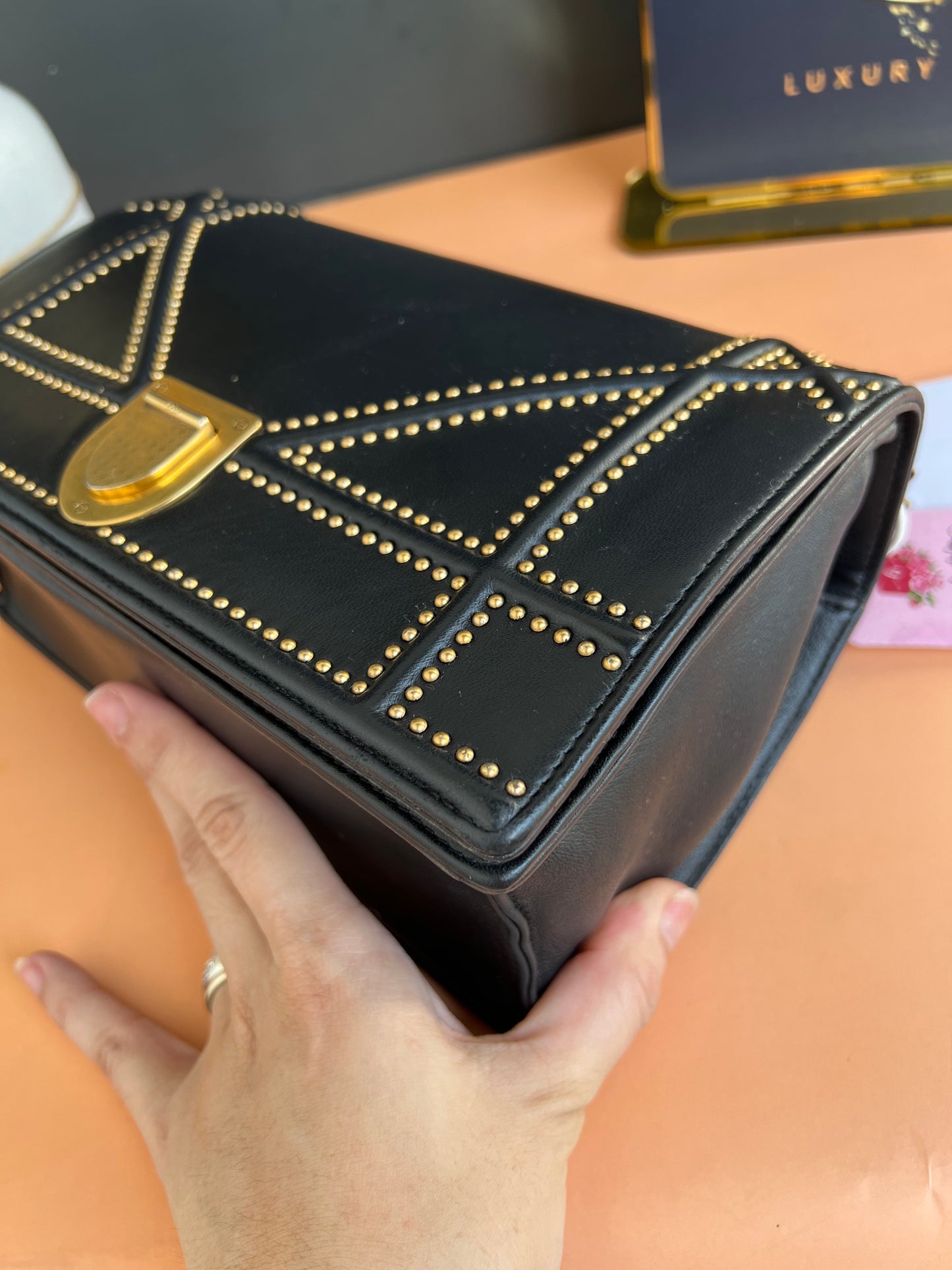 Dior Diorama Studded Flap