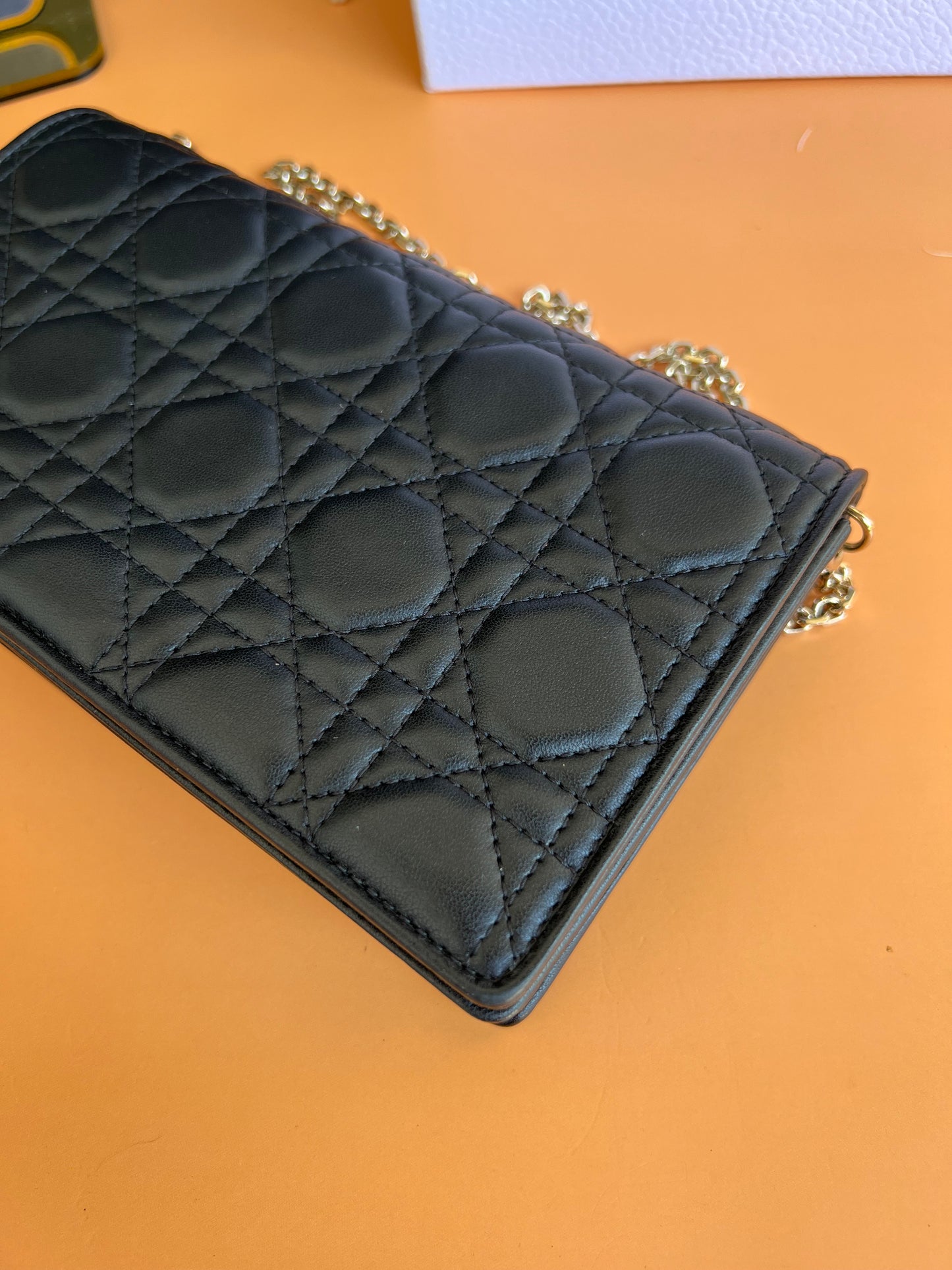 CHRISTIAN DIOR WALLET ON CHAIN