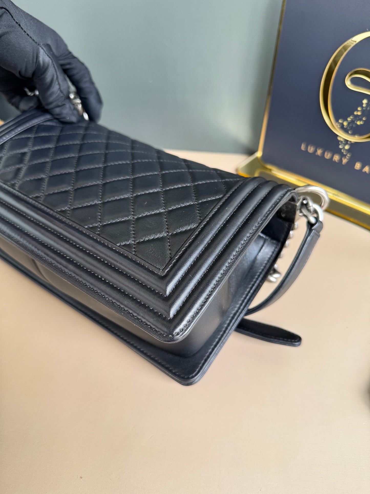 CHANEL LE BOY OLD MEDIUM