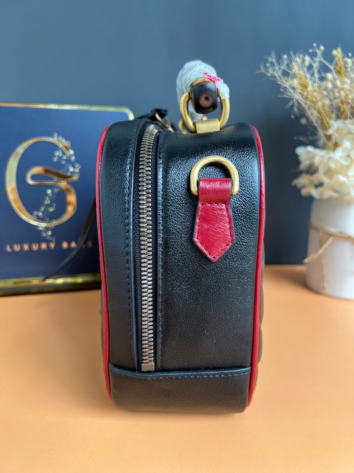 GUCCI MARMONT BAMBOO TOP HANDLE