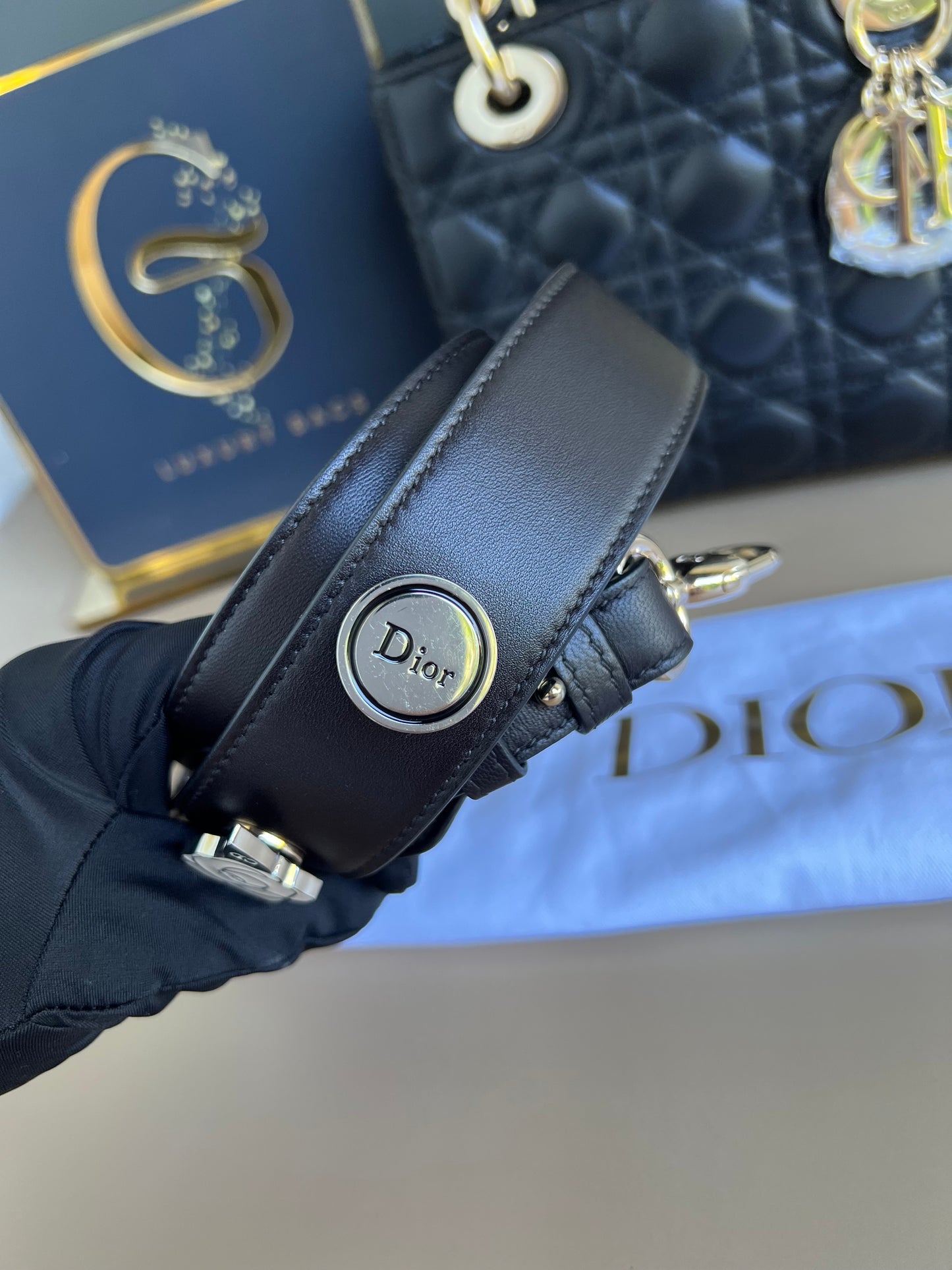 LADY DIOR SMALL ABC STRAP