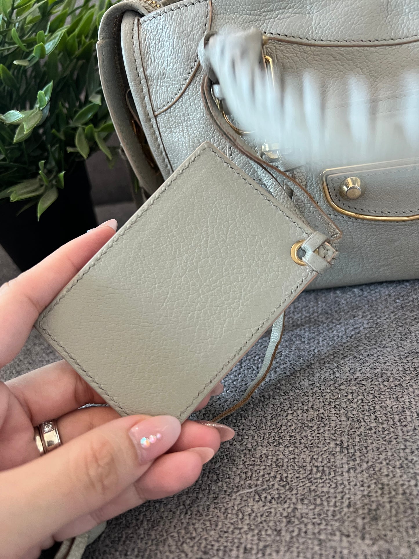 BALENCIAGA METALIC EDGE MINI