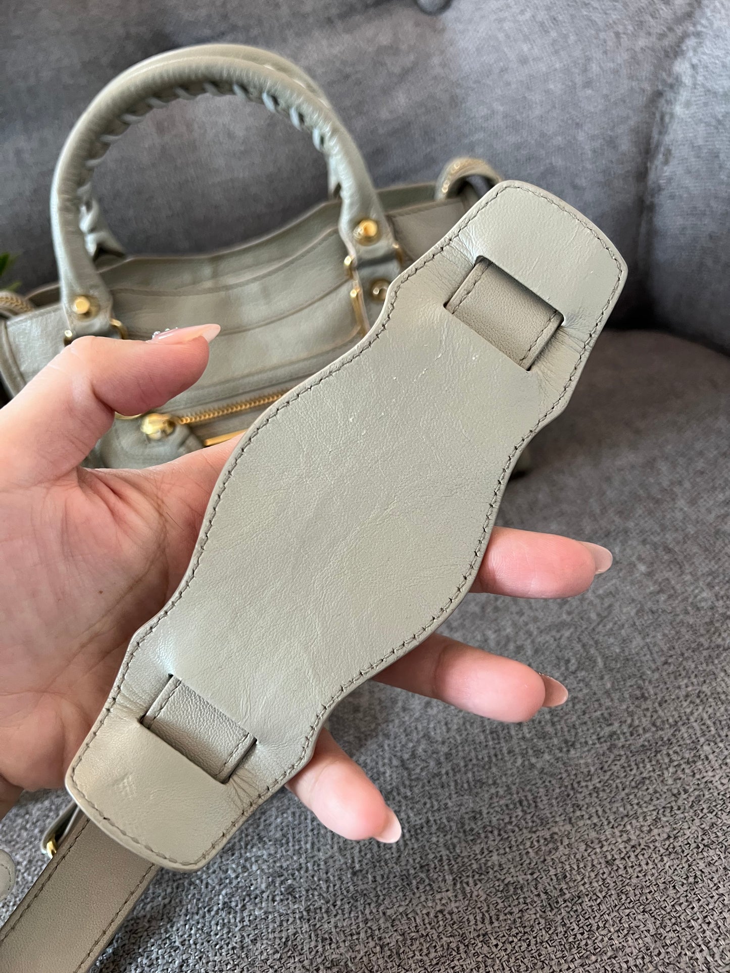 BALENCIAGA METALIC EDGE MINI