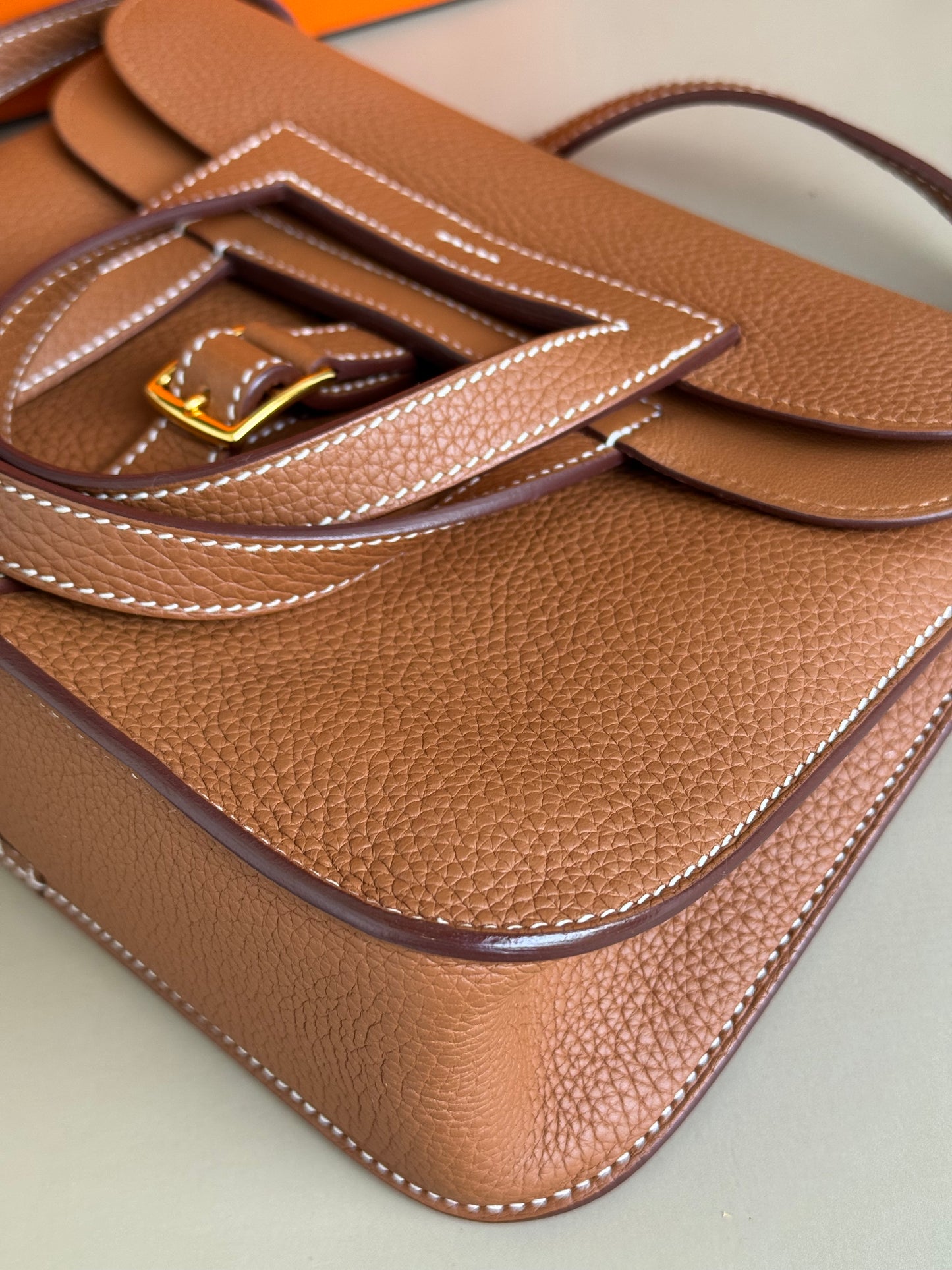 HERMES HALZAN 25 GOLD ON GHW