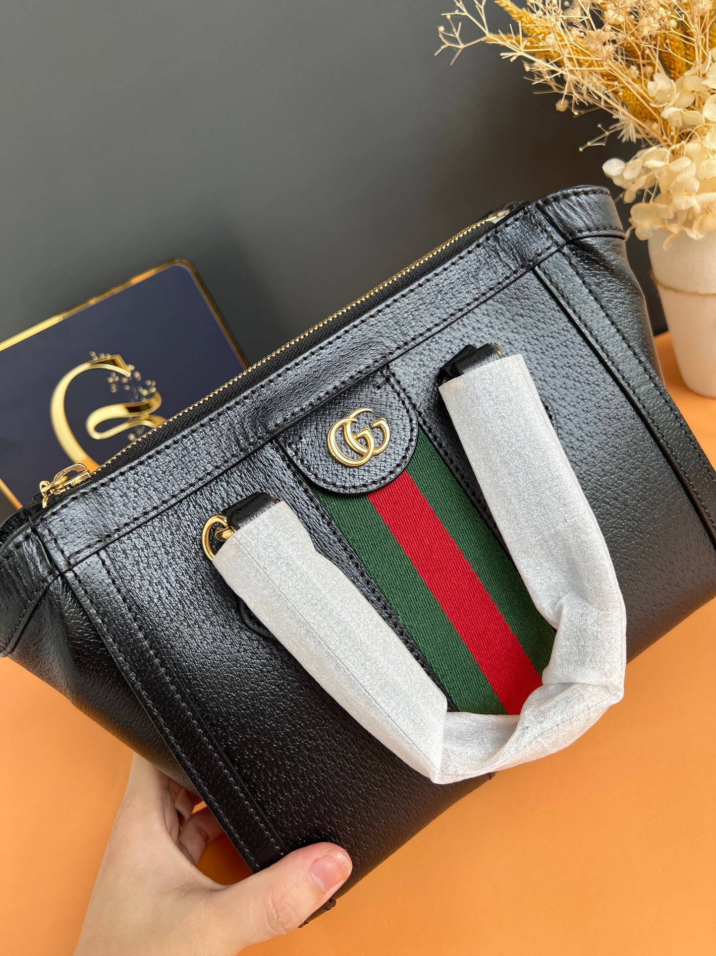 GUCCI OPHIDIA GG TOTE