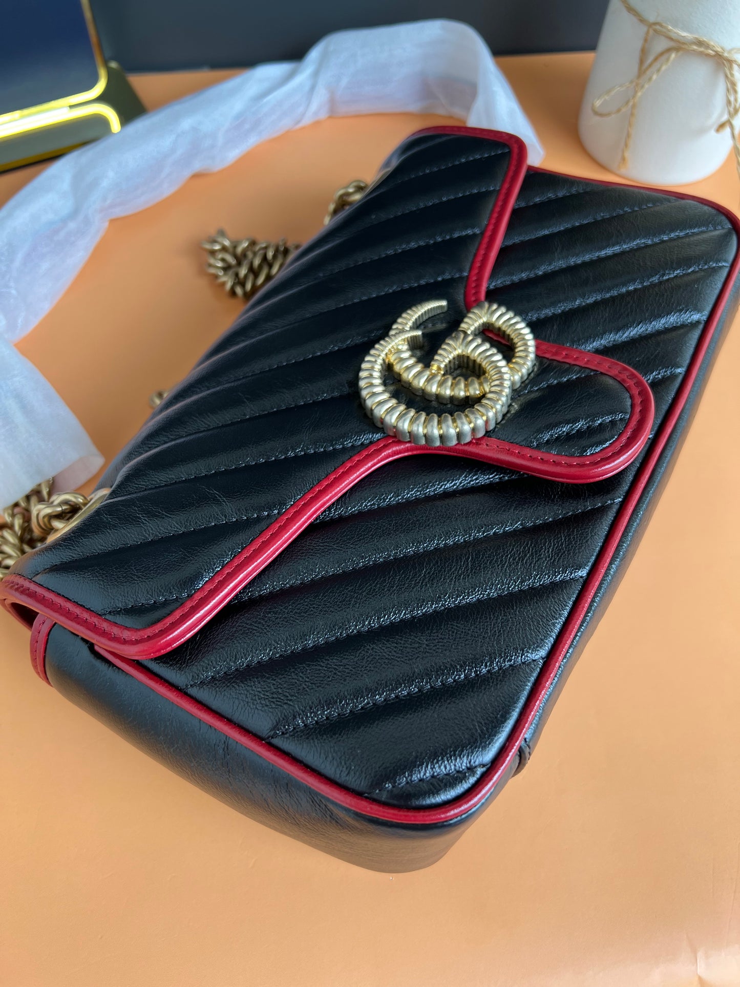 GUCCI MARMONT FLAP SMALL