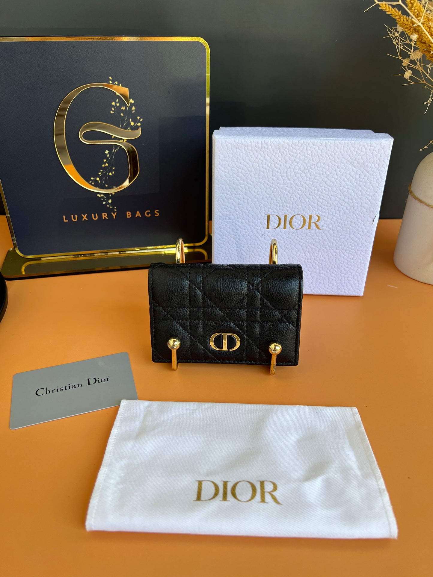 CHRISTIAN DIOR COMPACT WALLET