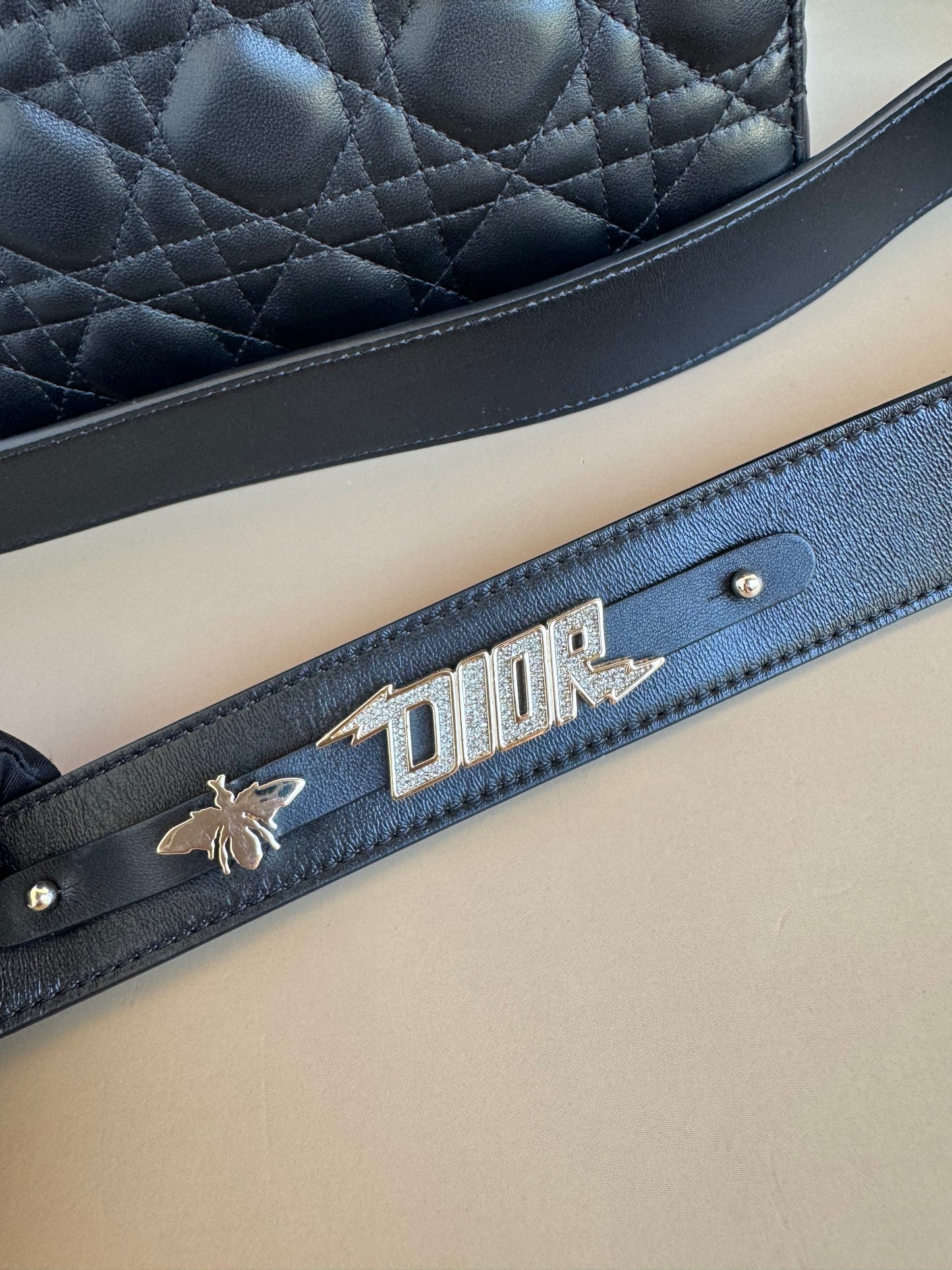 LADY DIOR SMALL LAMBSKIN GHW