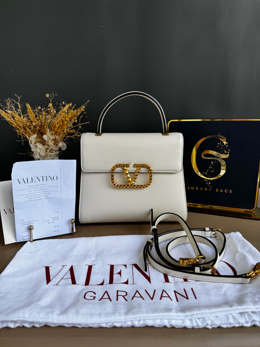 VALENTINO VSLING HANDBAG WITH JEWEL EMBROIDDERY