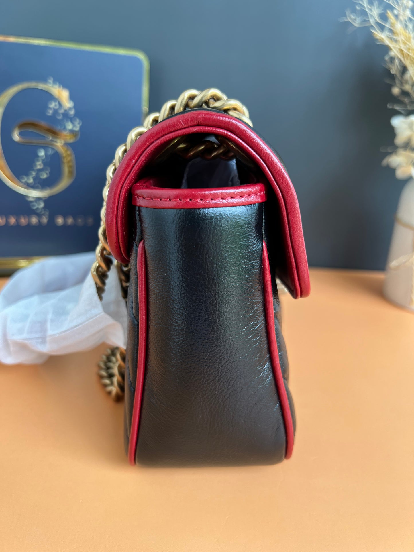 GUCCI MARMONT FLAP SMALL