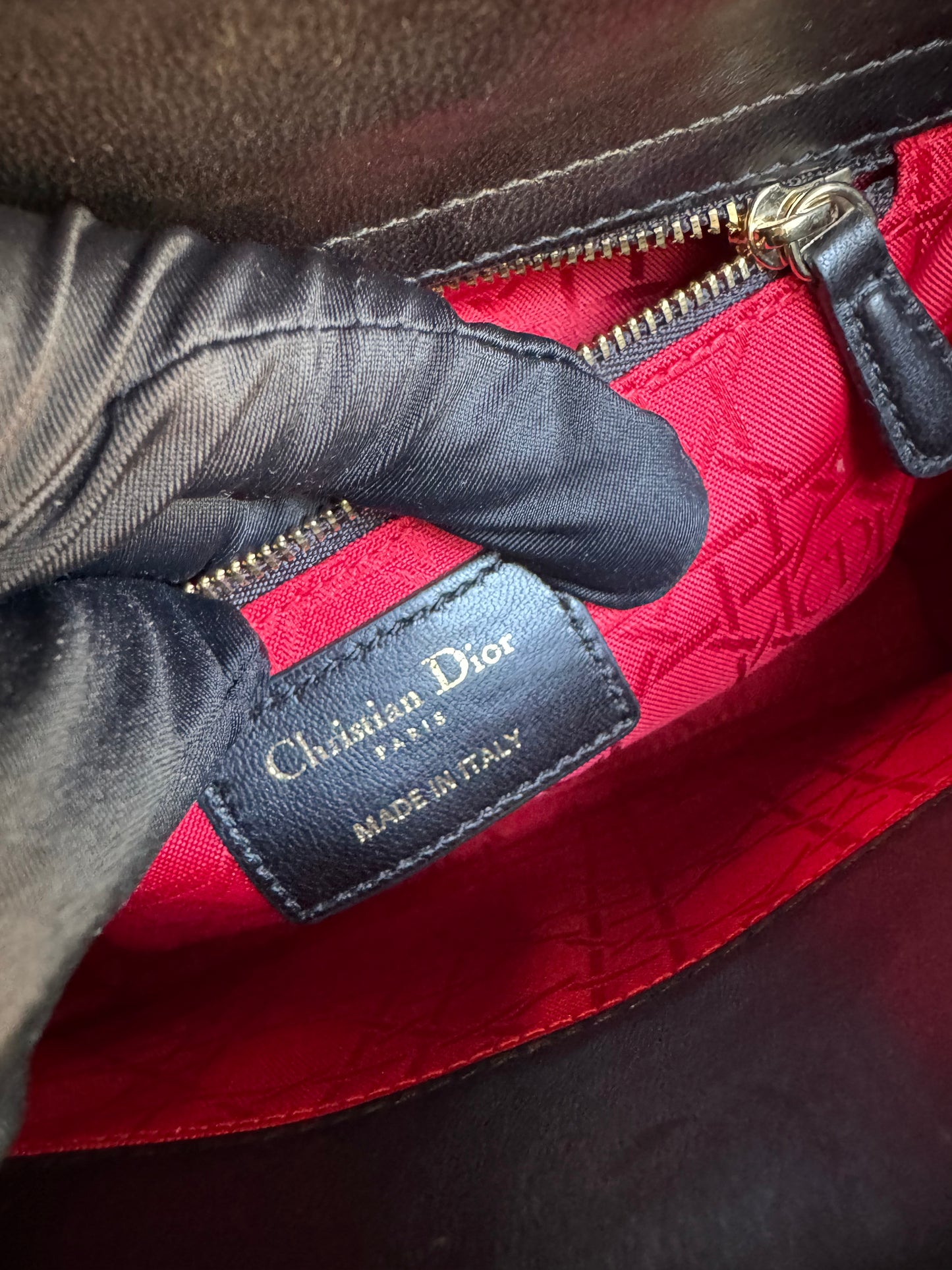 LADY DIOR SMALL LAMBSKIN GHW