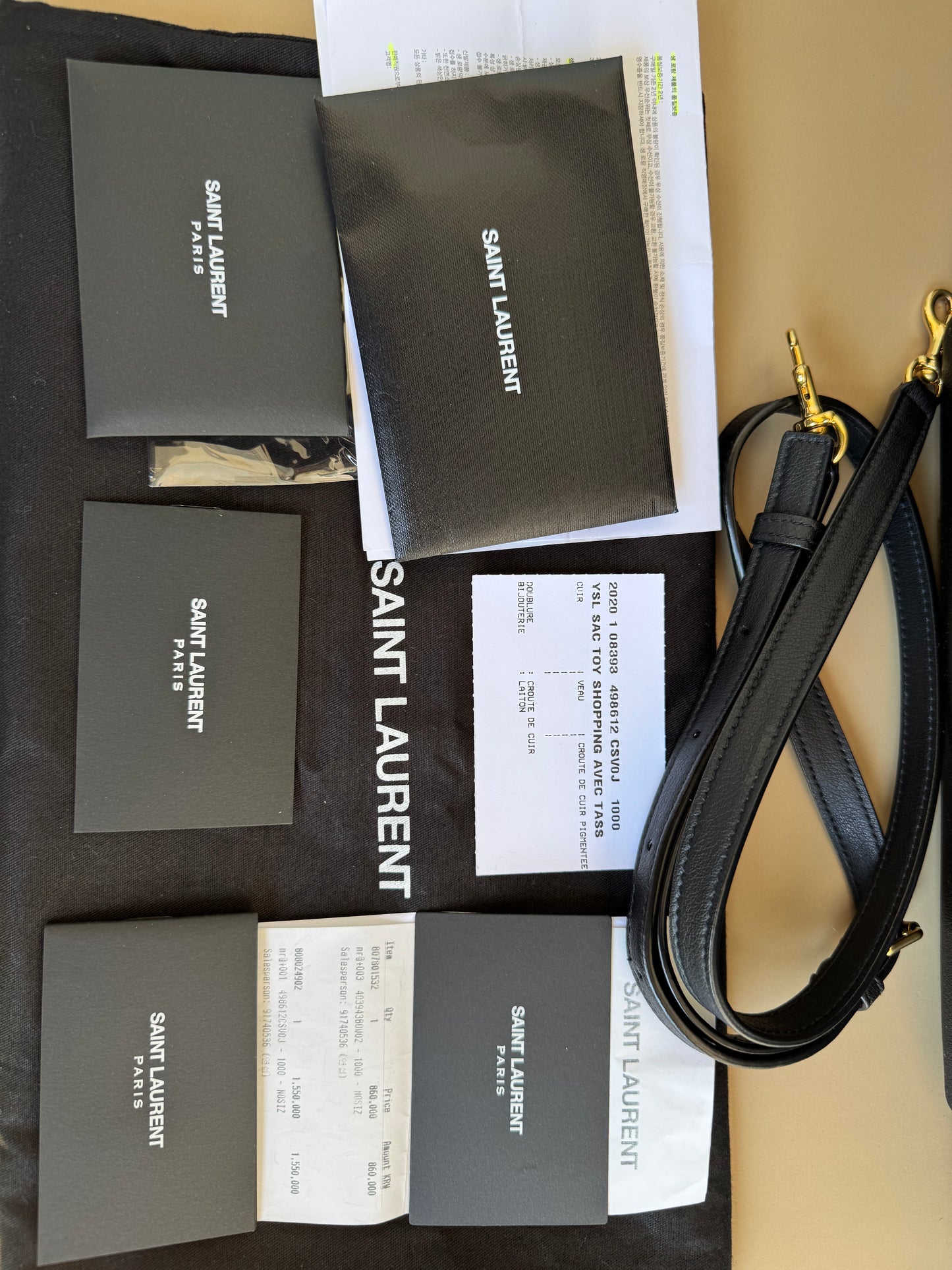YSL VERTICAL TOTE