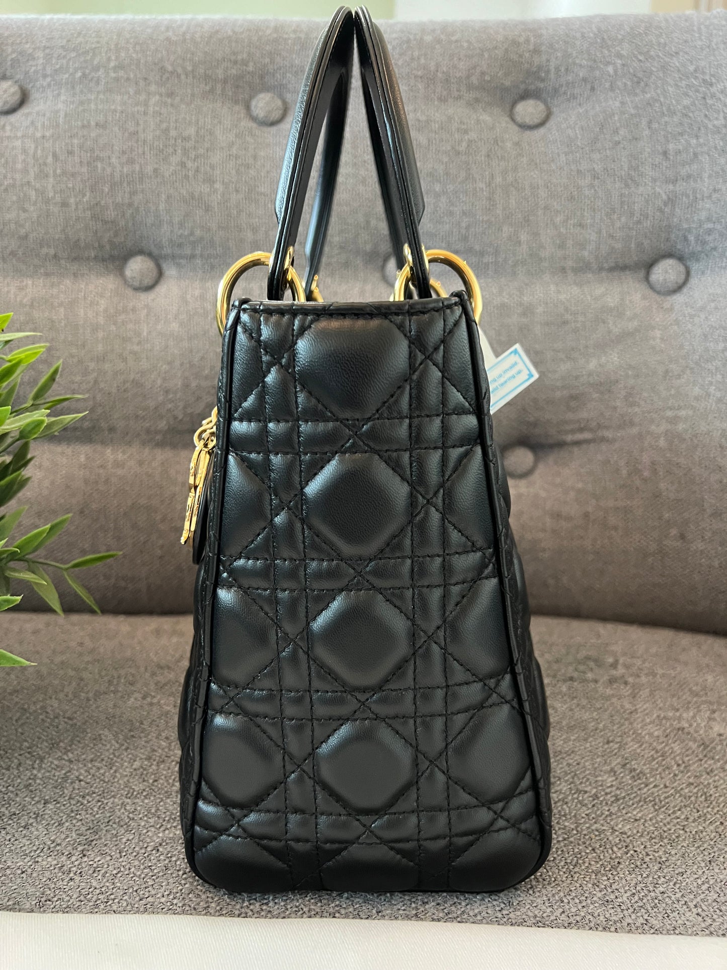 LADY DIOR MEDIUM BLACK