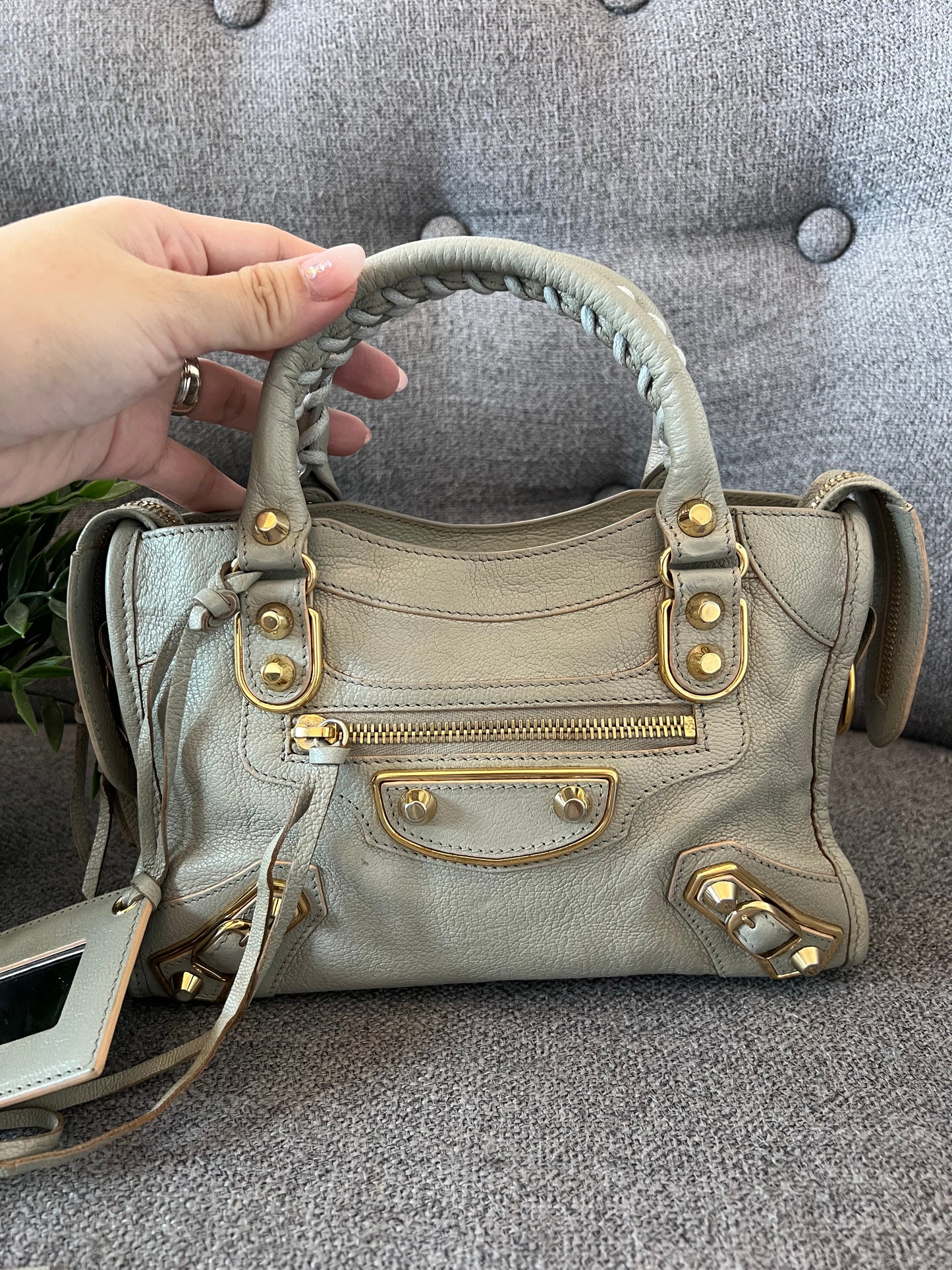 BALENCIAGA METALIC EDGE MINI