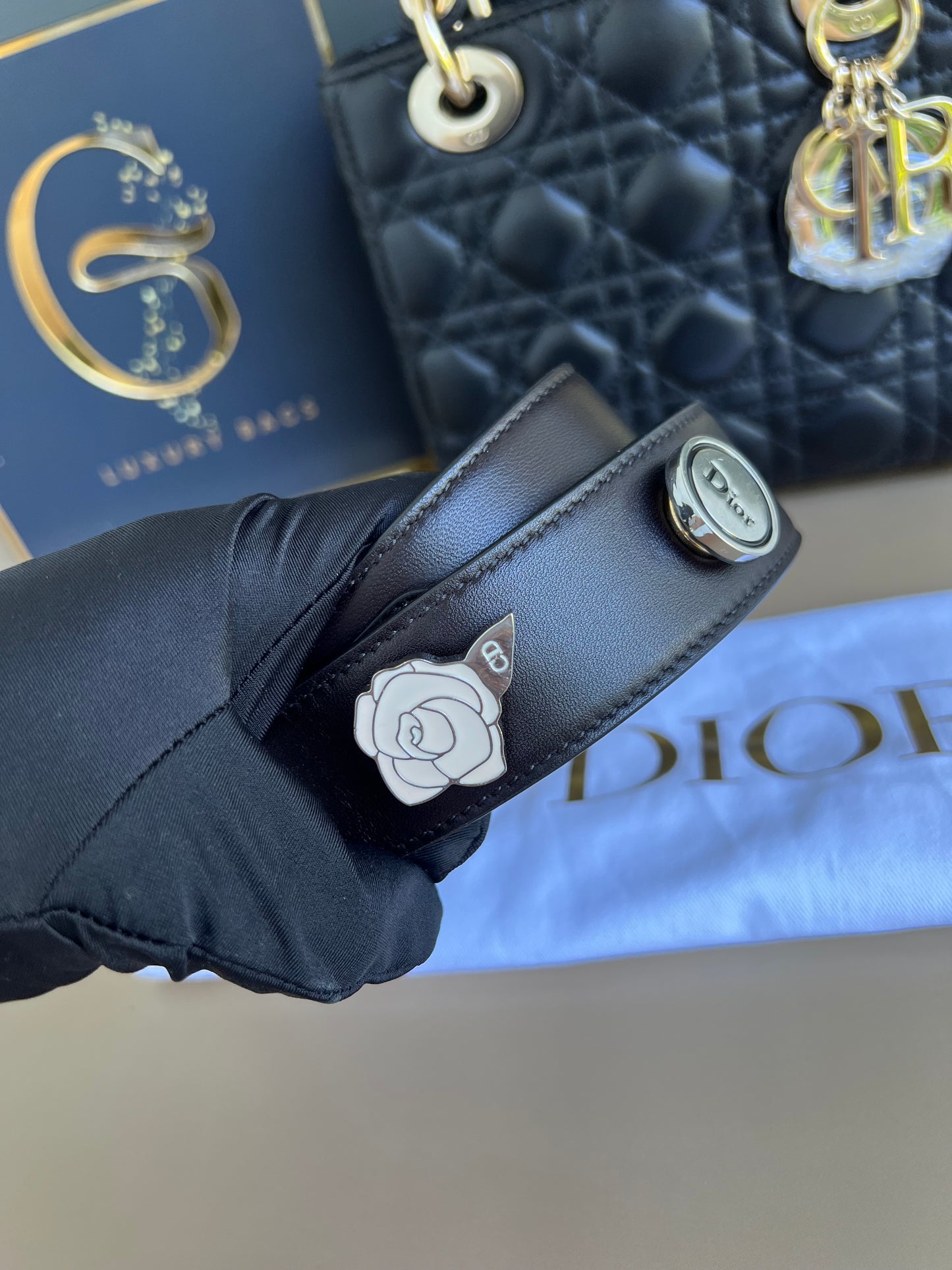 LADY DIOR SMALL ABC STRAP