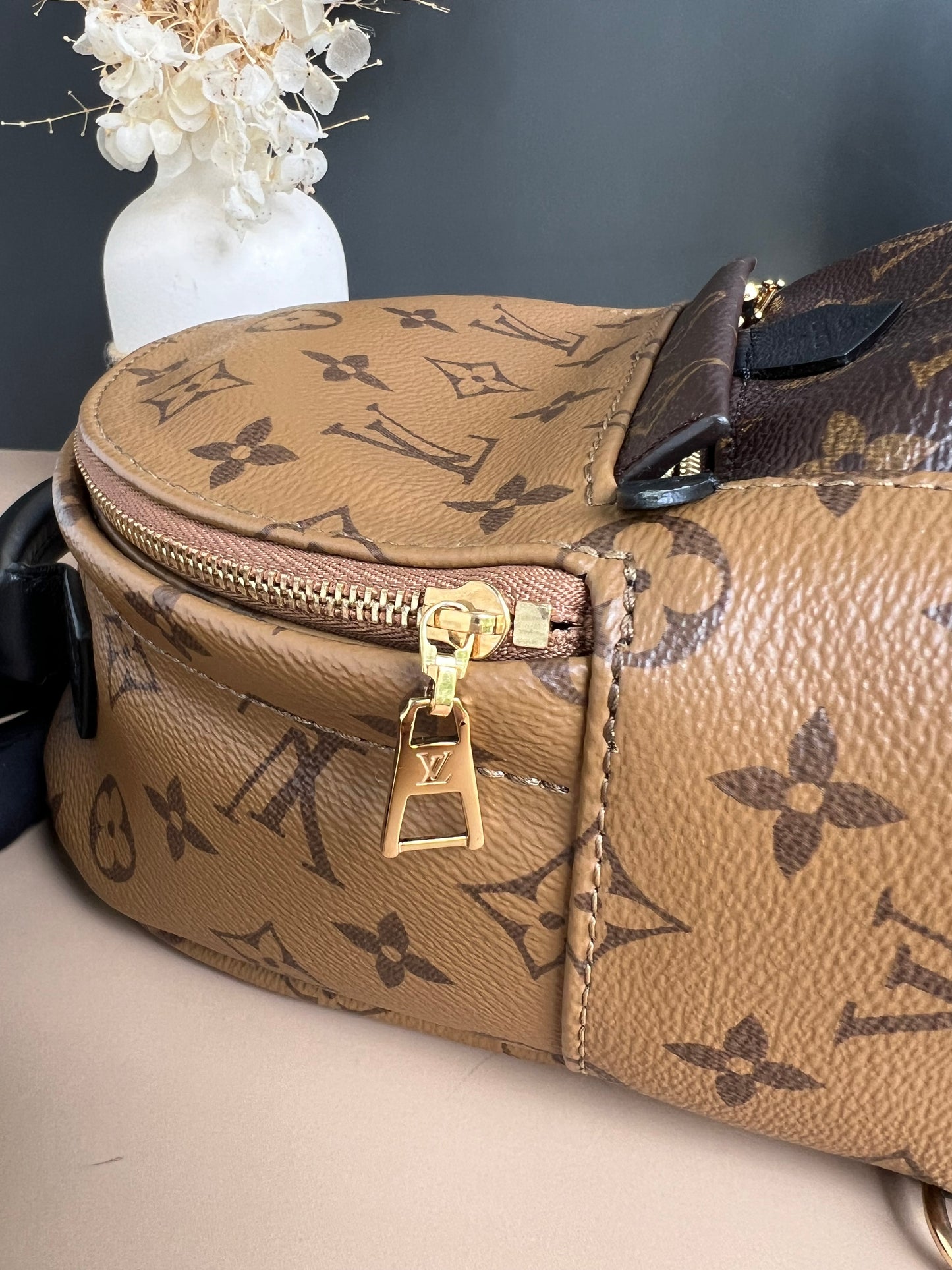 LOUIS VUITTON PALMSPRING MINI REVERSE MONOGRAM