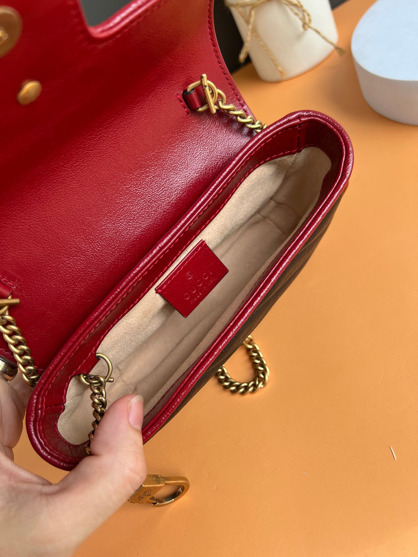 GUCCI MARMONT MINI FLAP