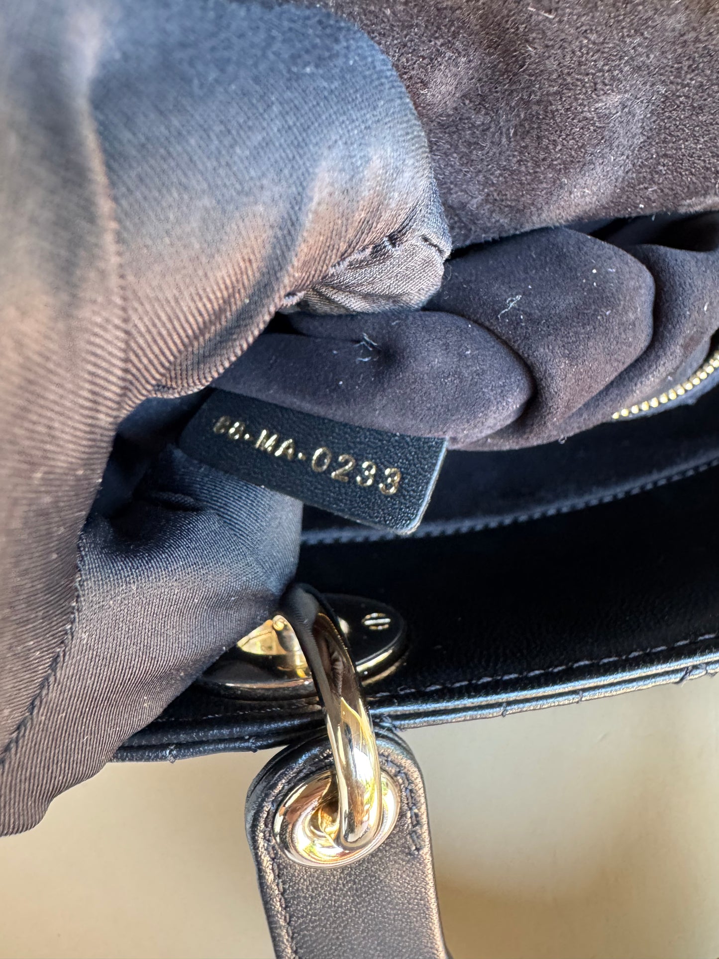 LADY DIOR SMALL LAMBSKIN GHW