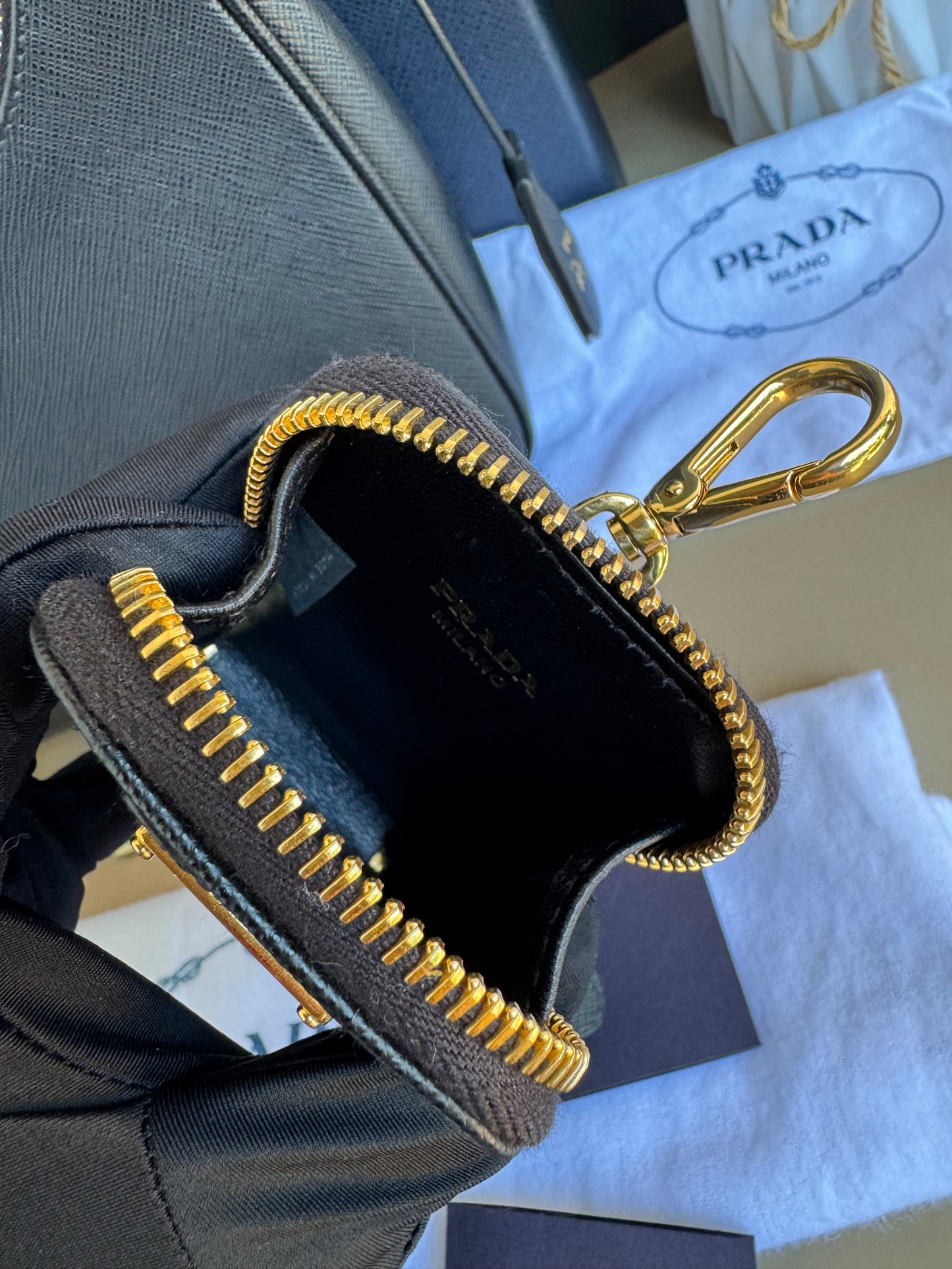 PRADA MULTI POCHETTE SAFFIANO