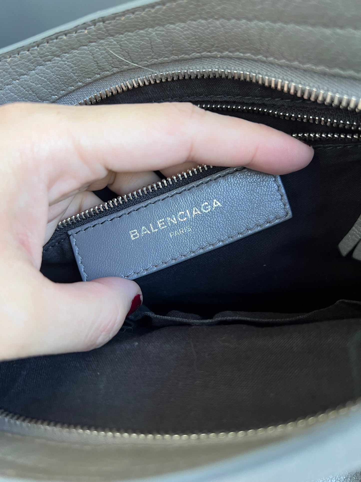 BALENCIAGA METALLIC EDGE SMALL