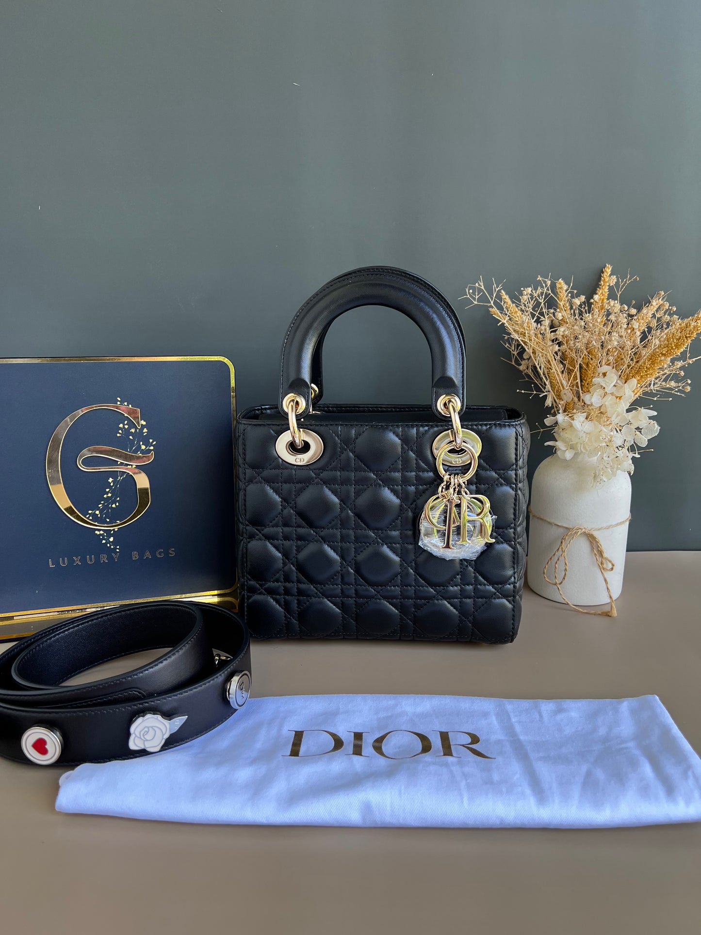 LADY DIOR SMALL ABC STRAP