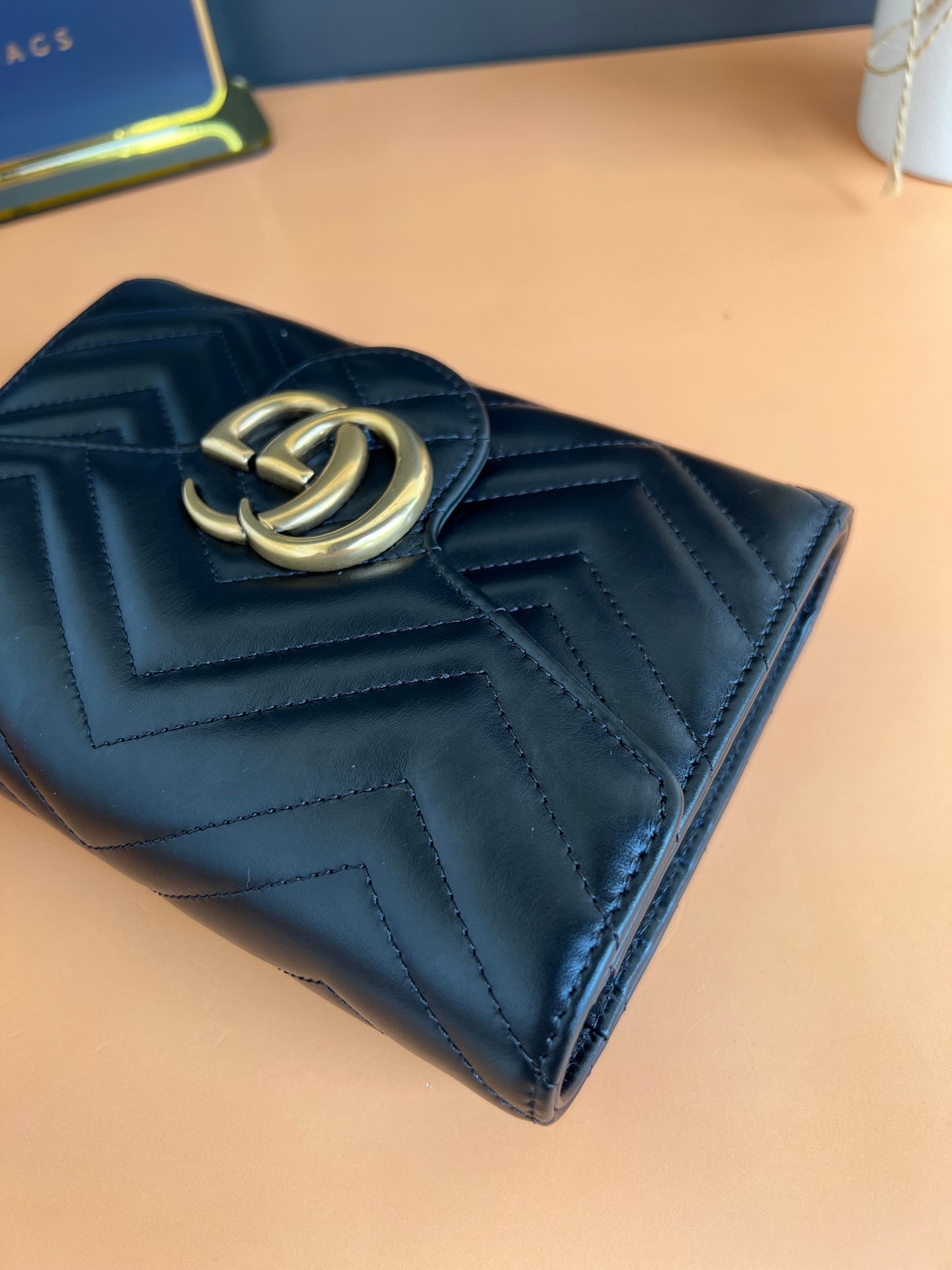 GUCCI MARMONT WALLET ON CHAIN