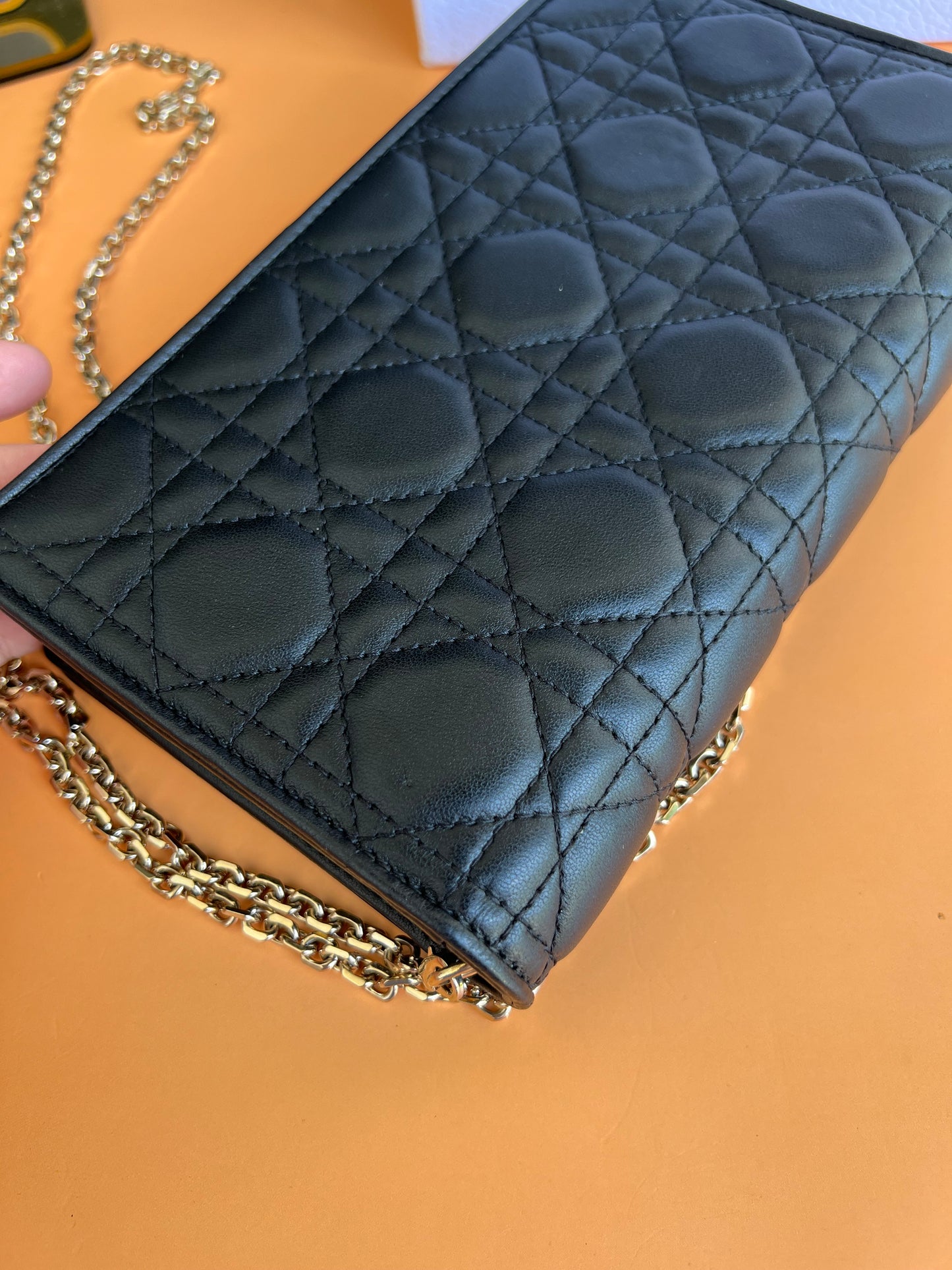 CHRISTIAN DIOR WALLET ON CHAIN