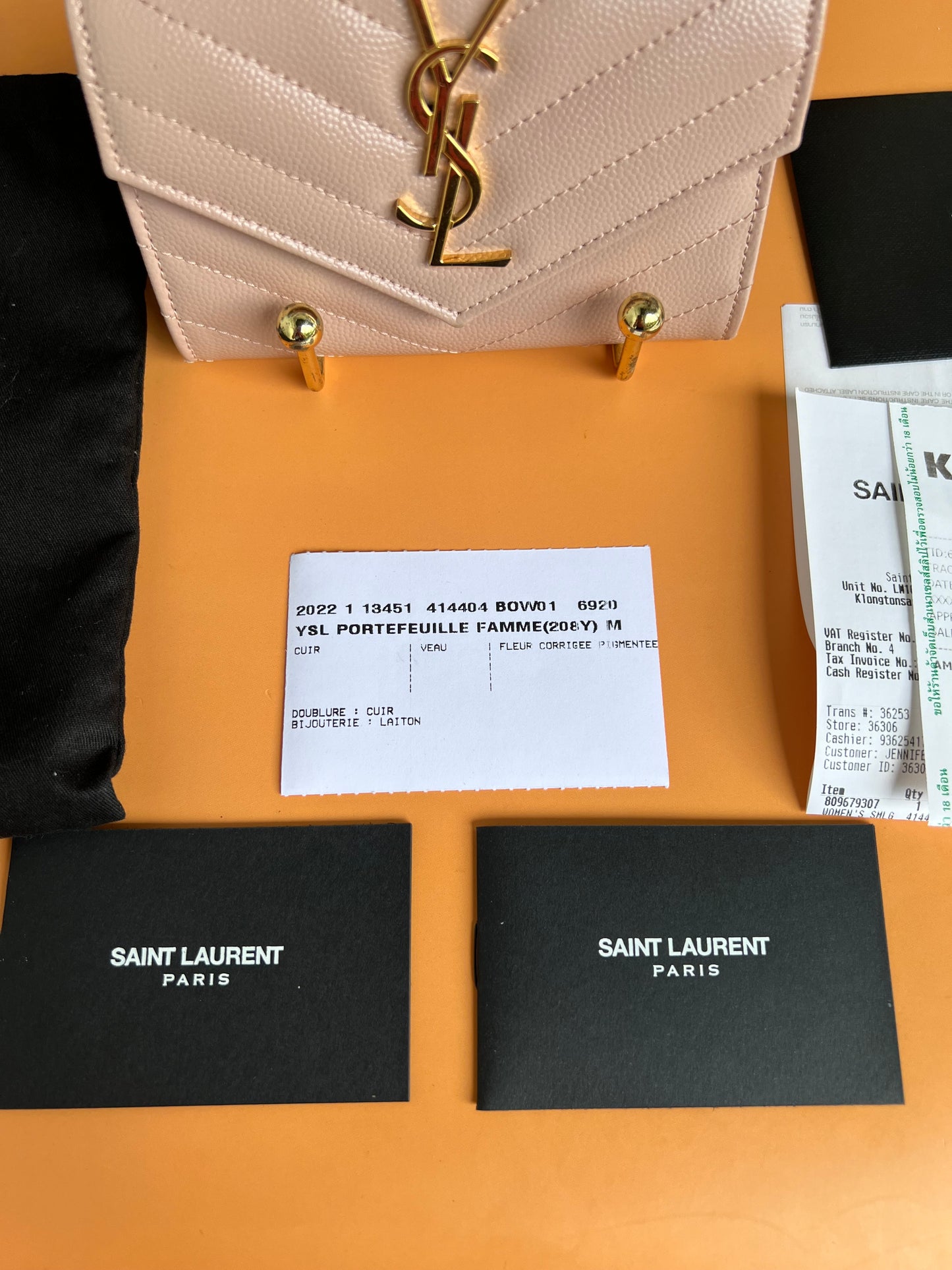 YSL CARD CASE/ SMALL WALLET