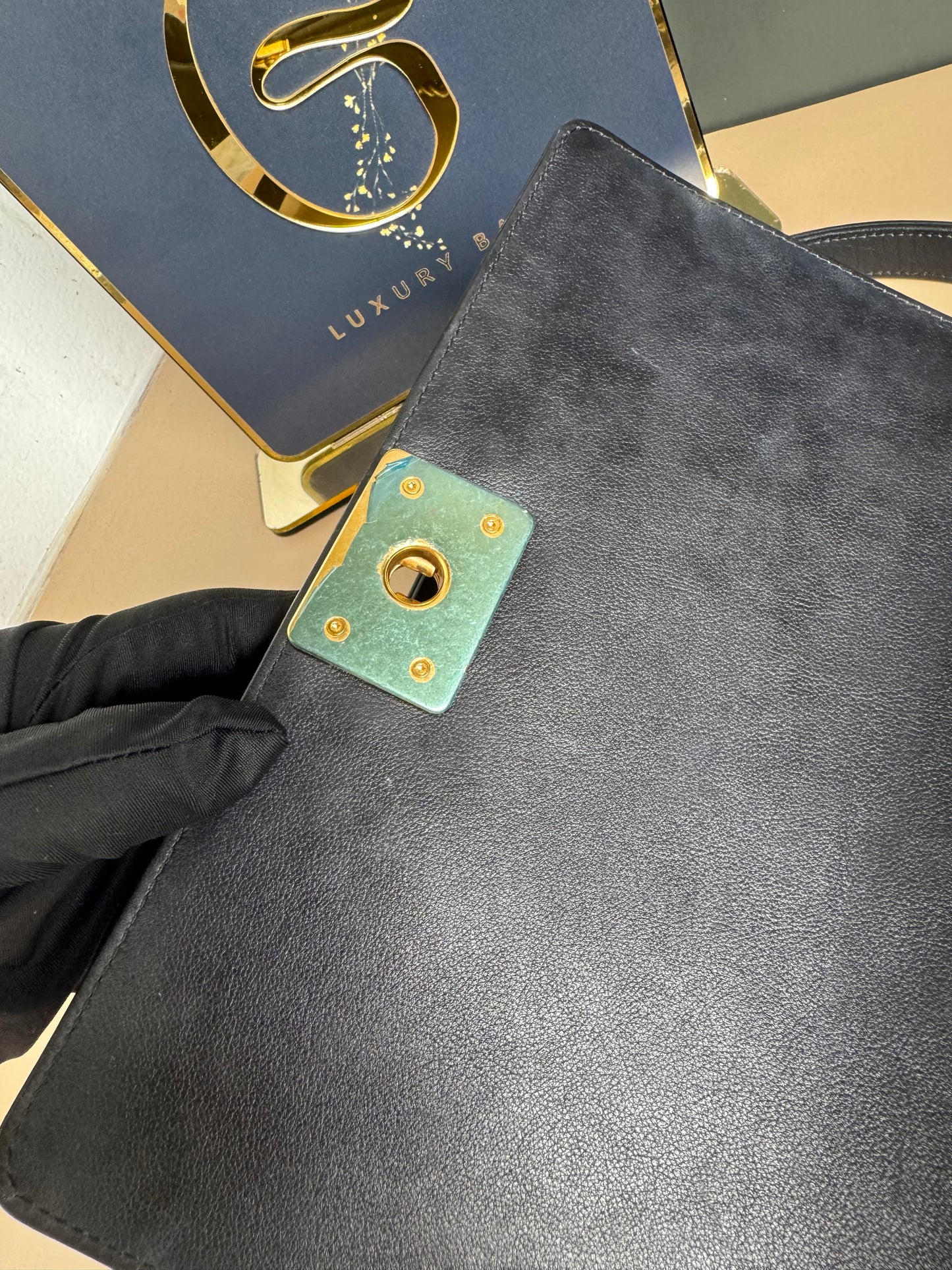 CHANEL LE BOY OLD MEDIUM LAMBSKIN