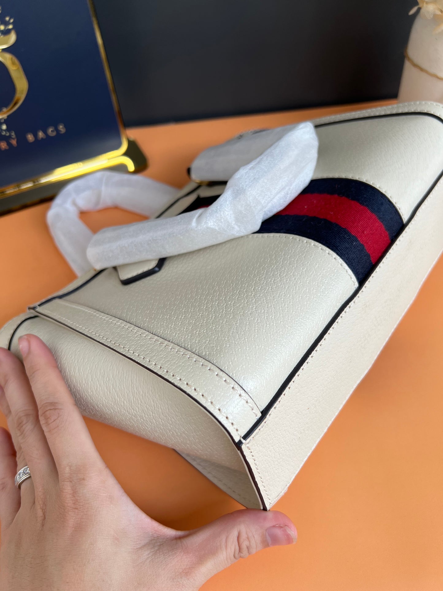 GUCCI OPHIDIA GG TOTE