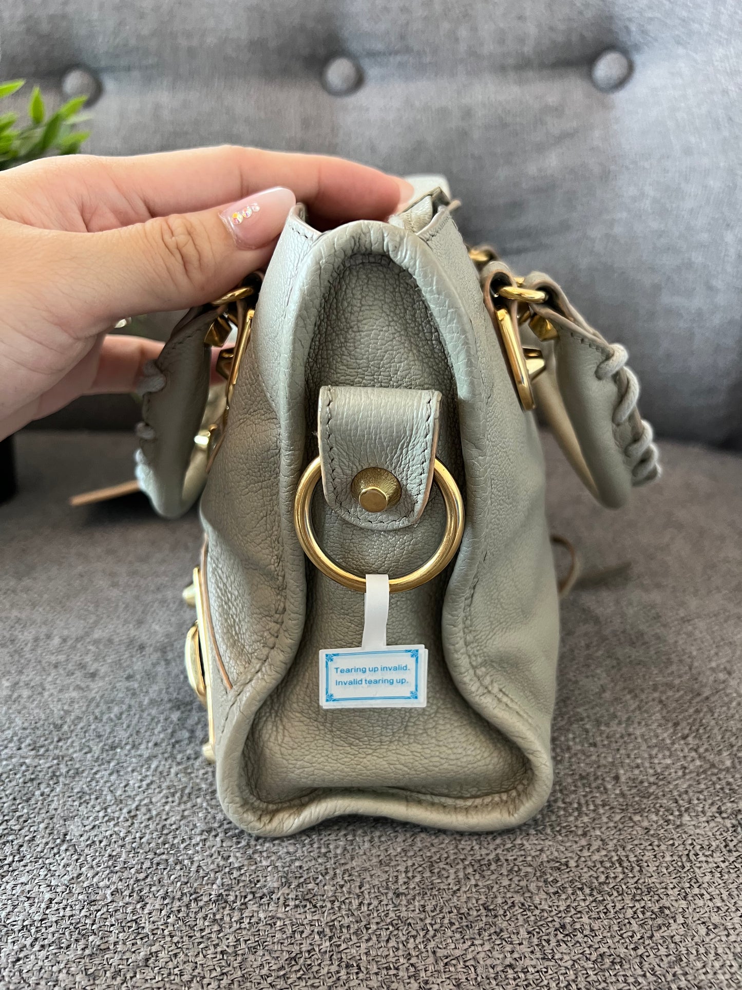 BALENCIAGA METALIC EDGE MINI