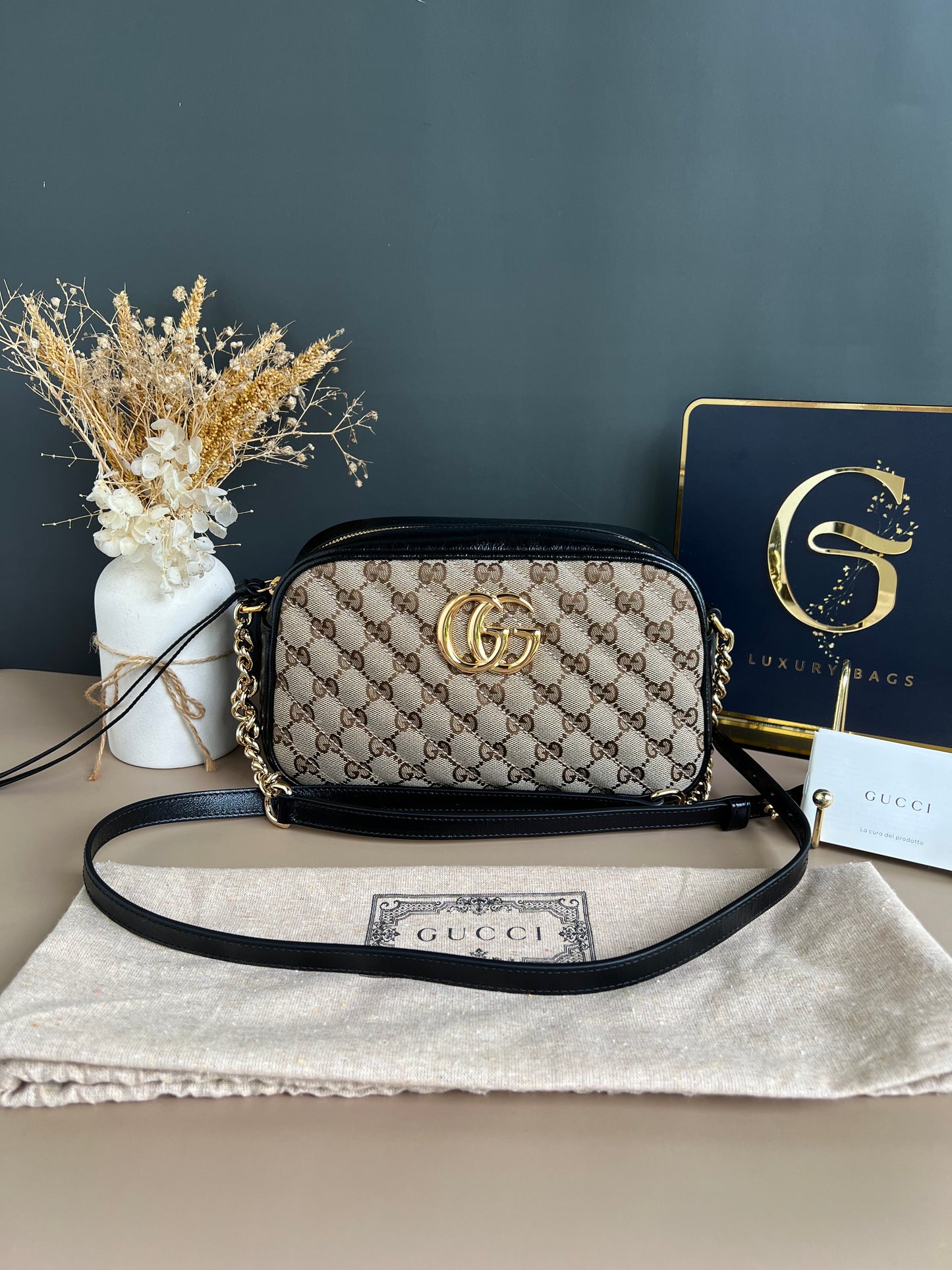 BRANDNEW GUCCI MARMONT CAMERA BAG