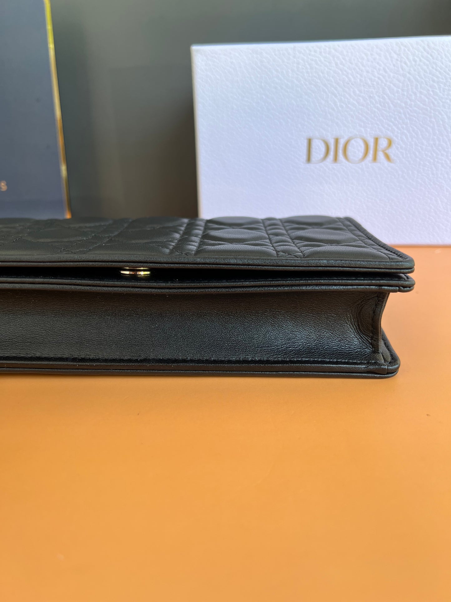 CHRISTIAN DIOR WALLET ON CHAIN