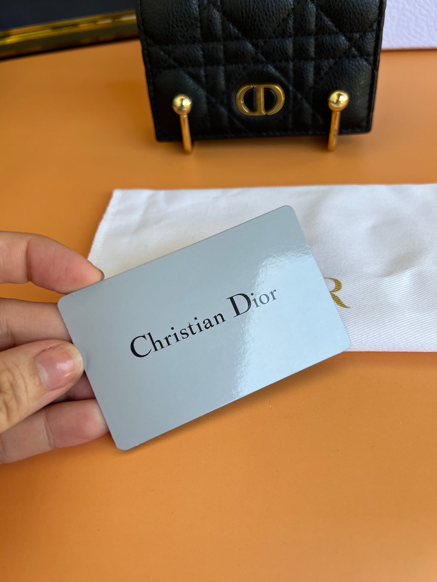 CHRISTIAN DIOR COMPACT WALLET